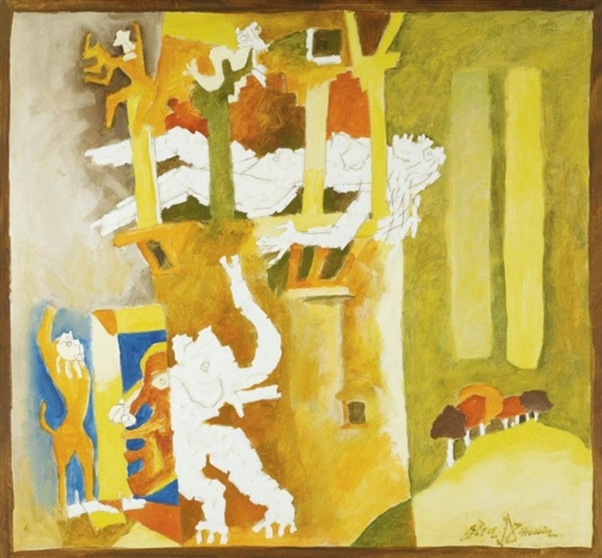 Living Goddess by M.F. Husain