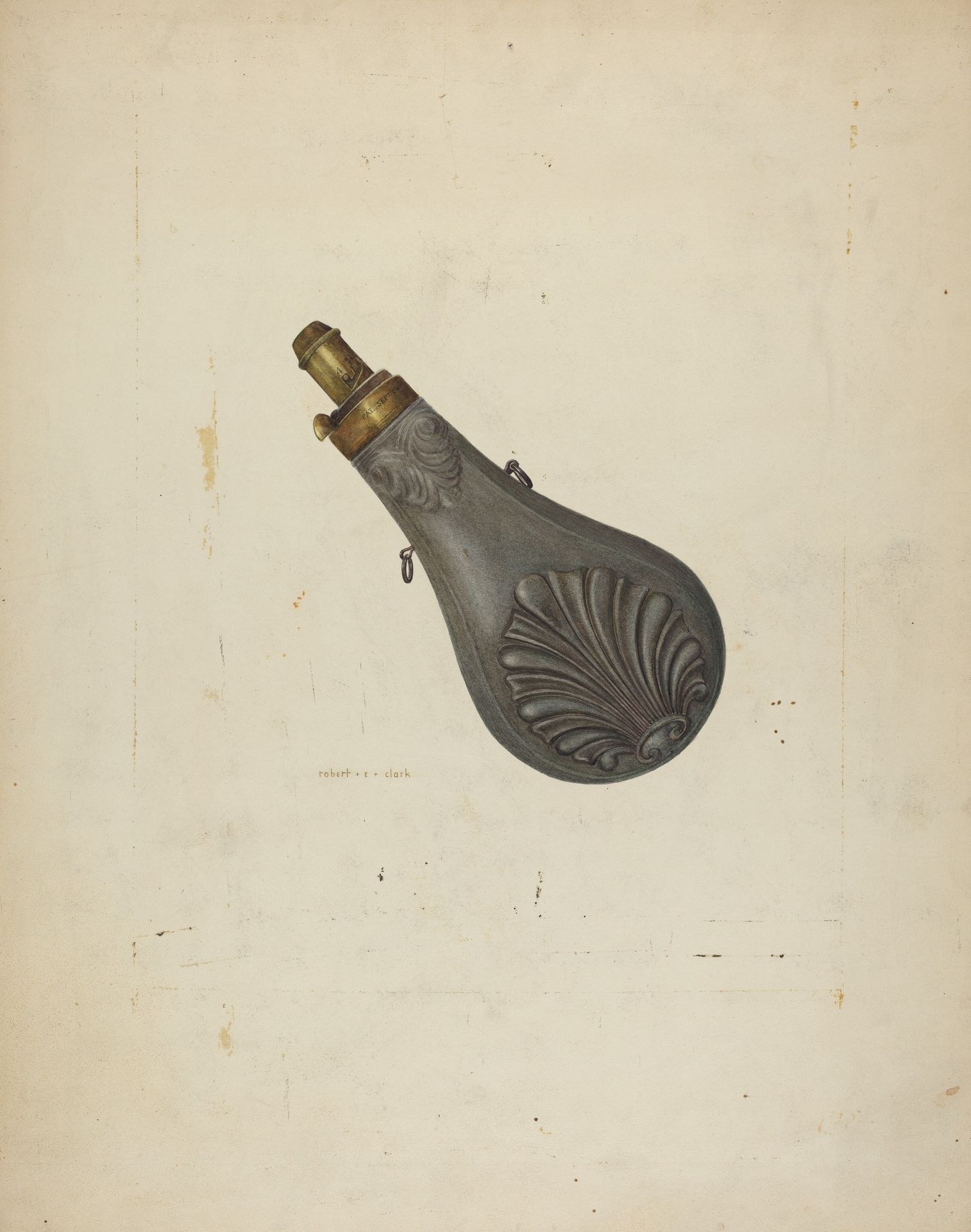Powder Flask by Robert Clark