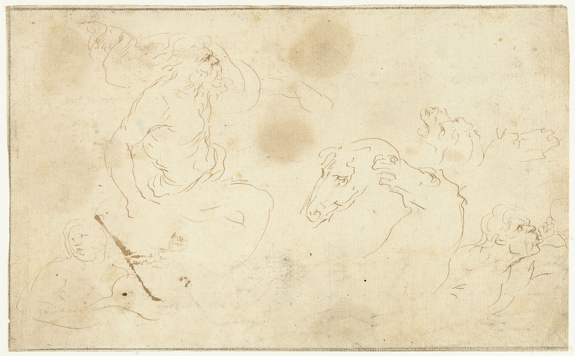 Triomfwagen van Neptunus by Anonymous
