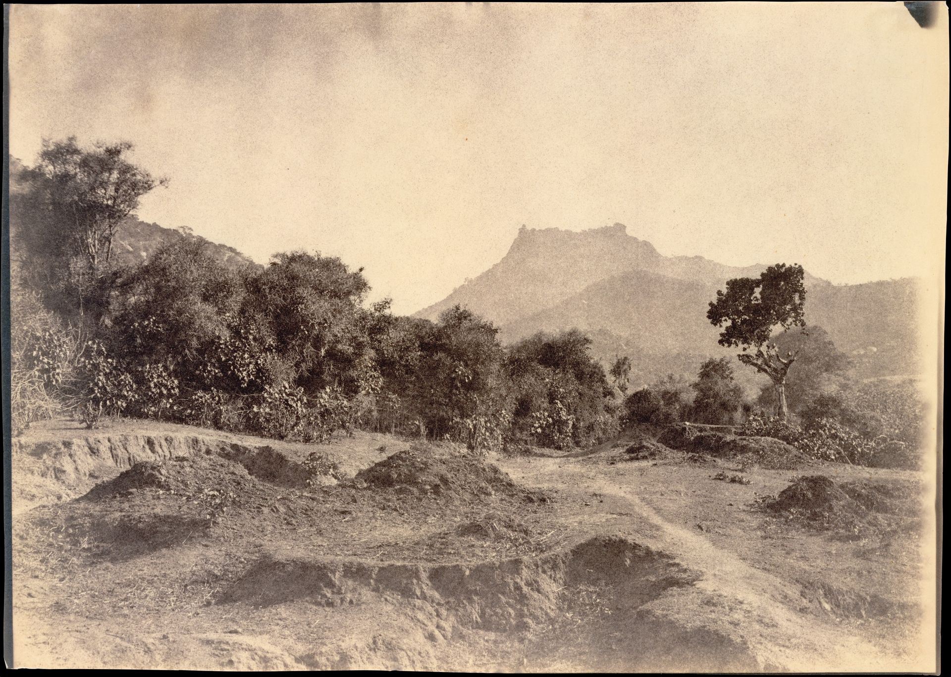 Virabadra Drug as seen from near the site of the last view by Linnaeus Tripe