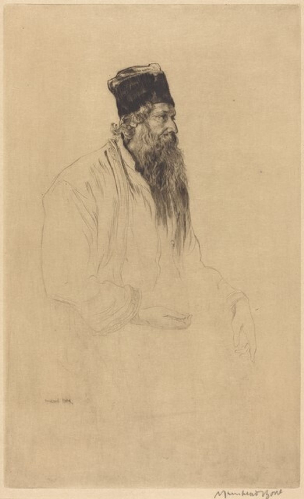 Rabindranath Tagore by Muirhead Bone