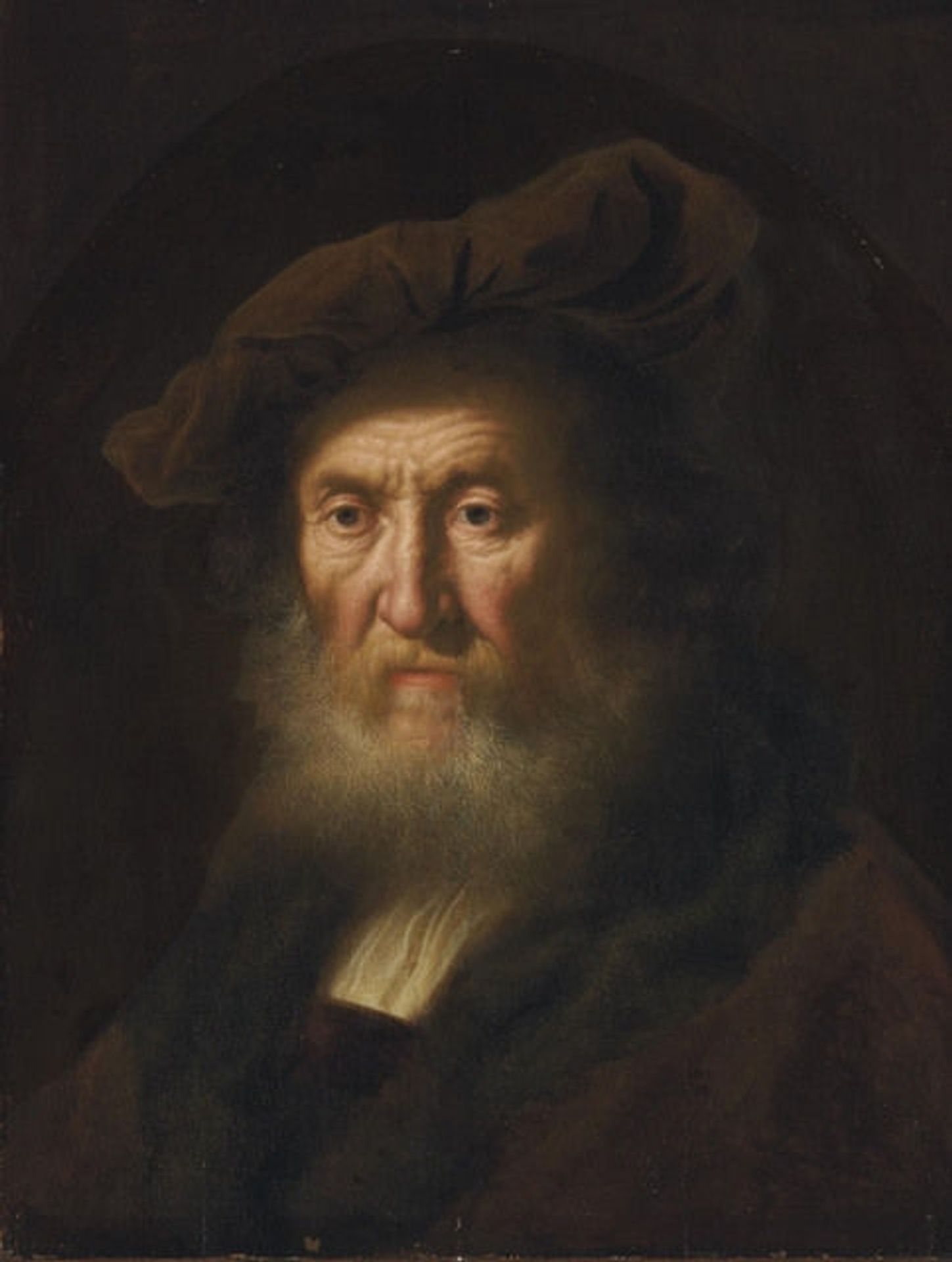 Head of an Old Man by Salomon Koninck