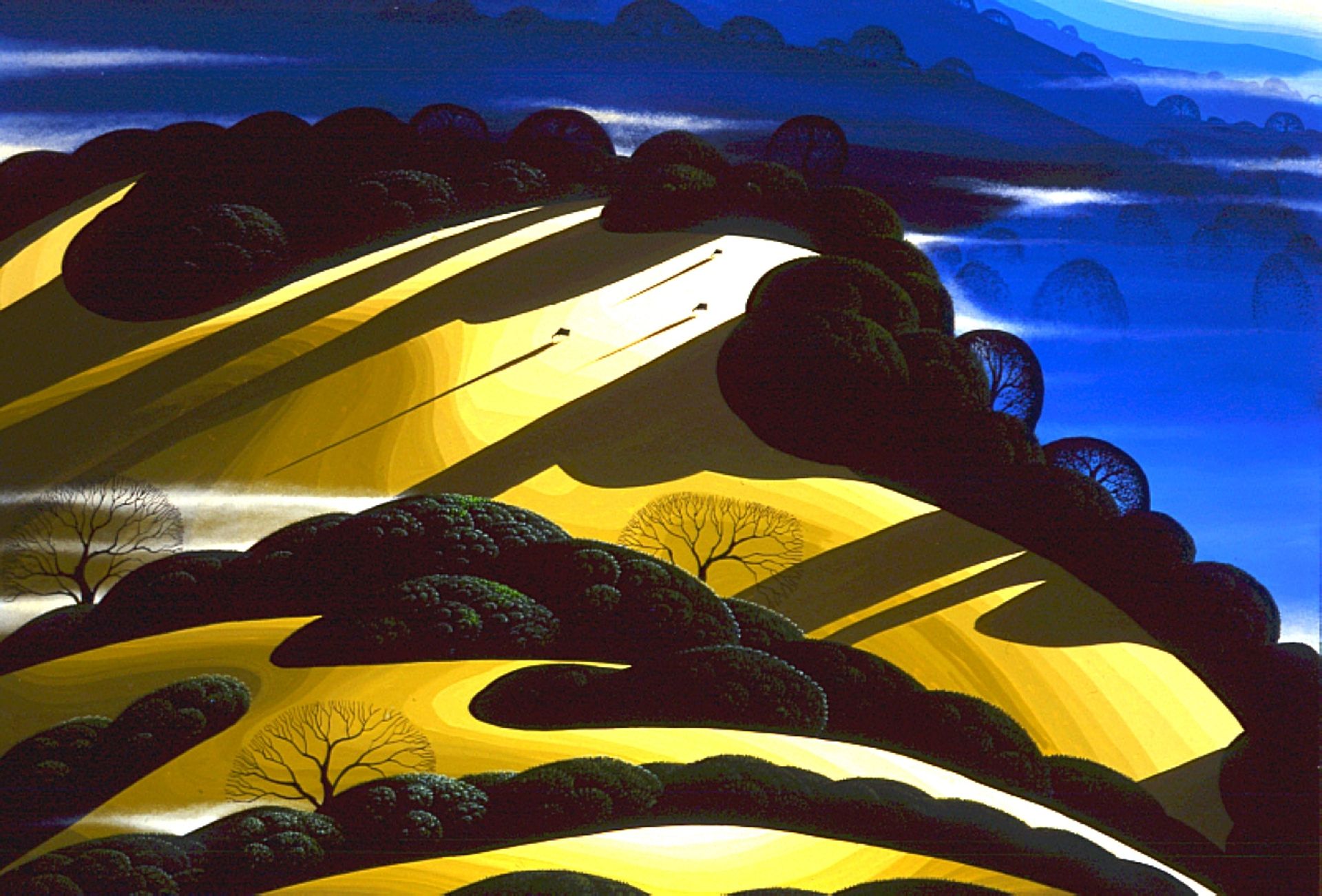 Hidden Hills by Eyvind Earle