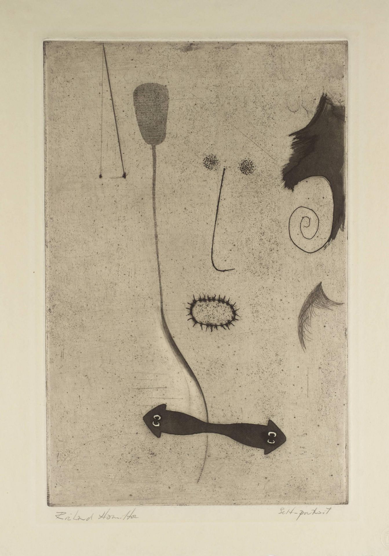 Self-portrait by Richard Hamilton