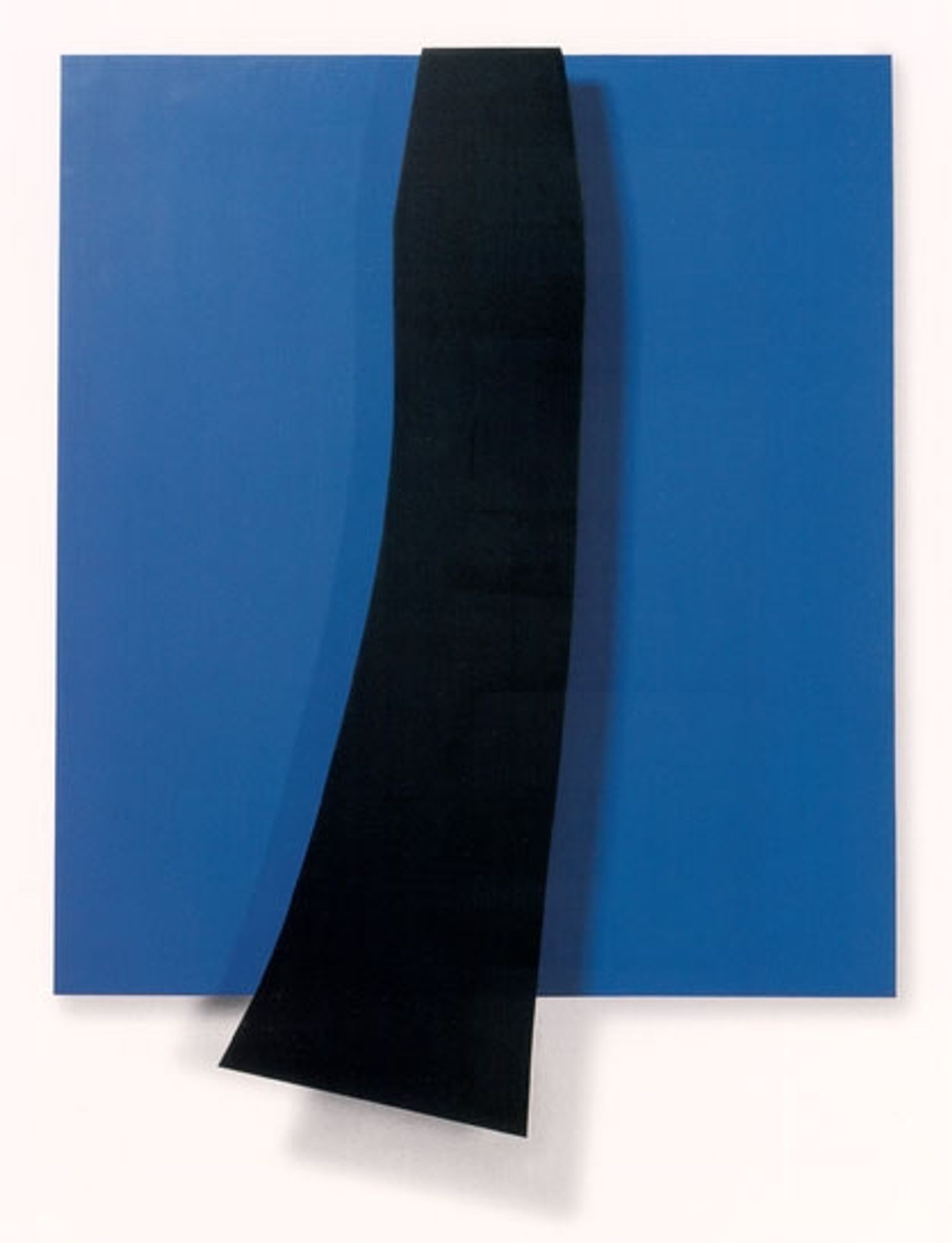 Black over Blue by Ellsworth Kelly