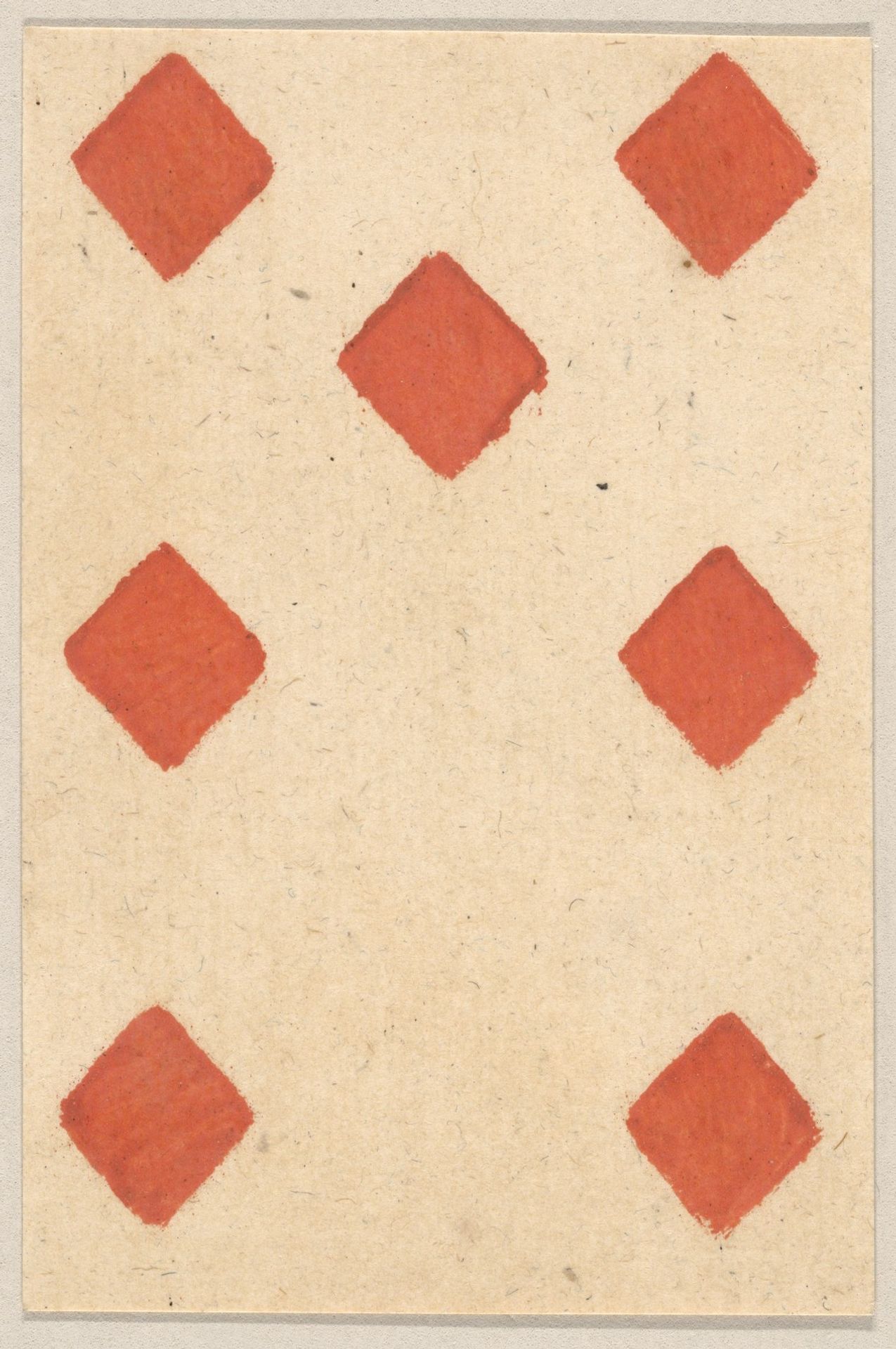 Seven of Diamonds, from a Set of Piquet Cards by Claude Fayolle