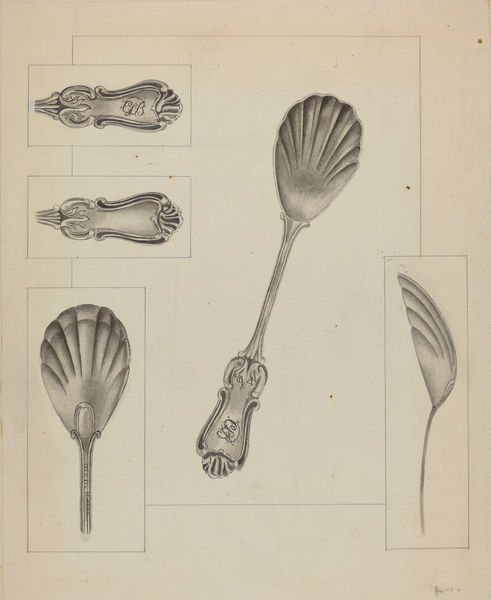 Silver Sugar Spoon by Anthony Zuccarello