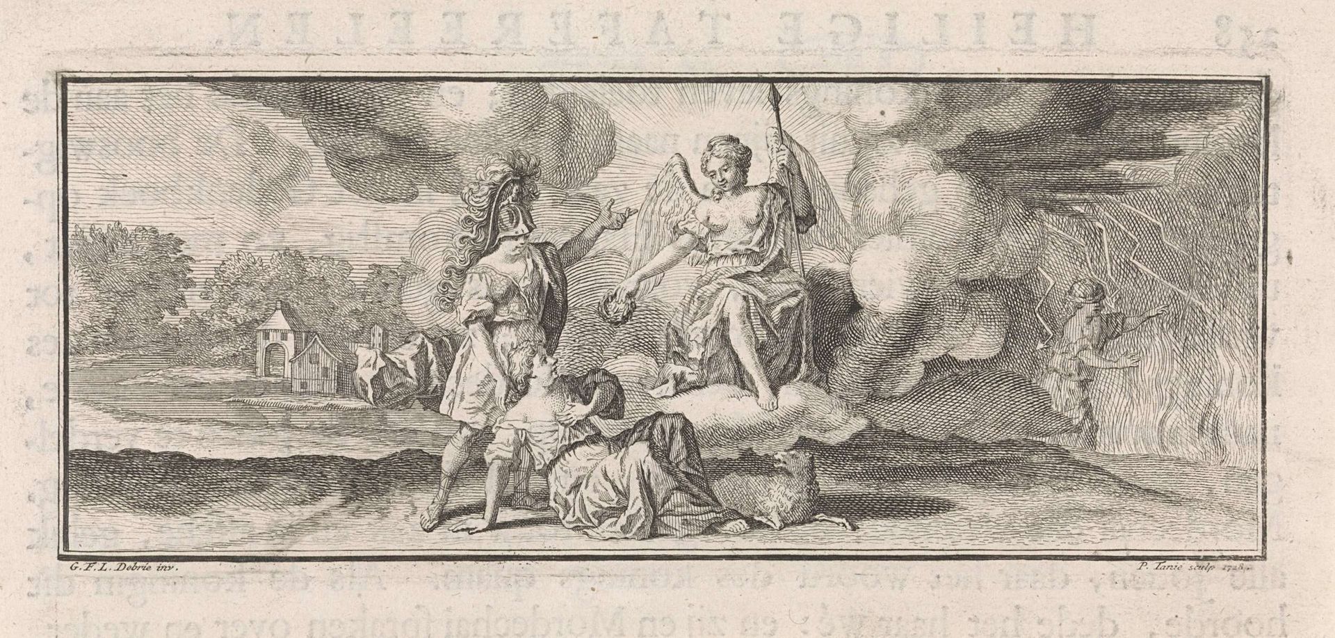 Allegorie op de overwinning van koningin Ester by Pieter Tanjé