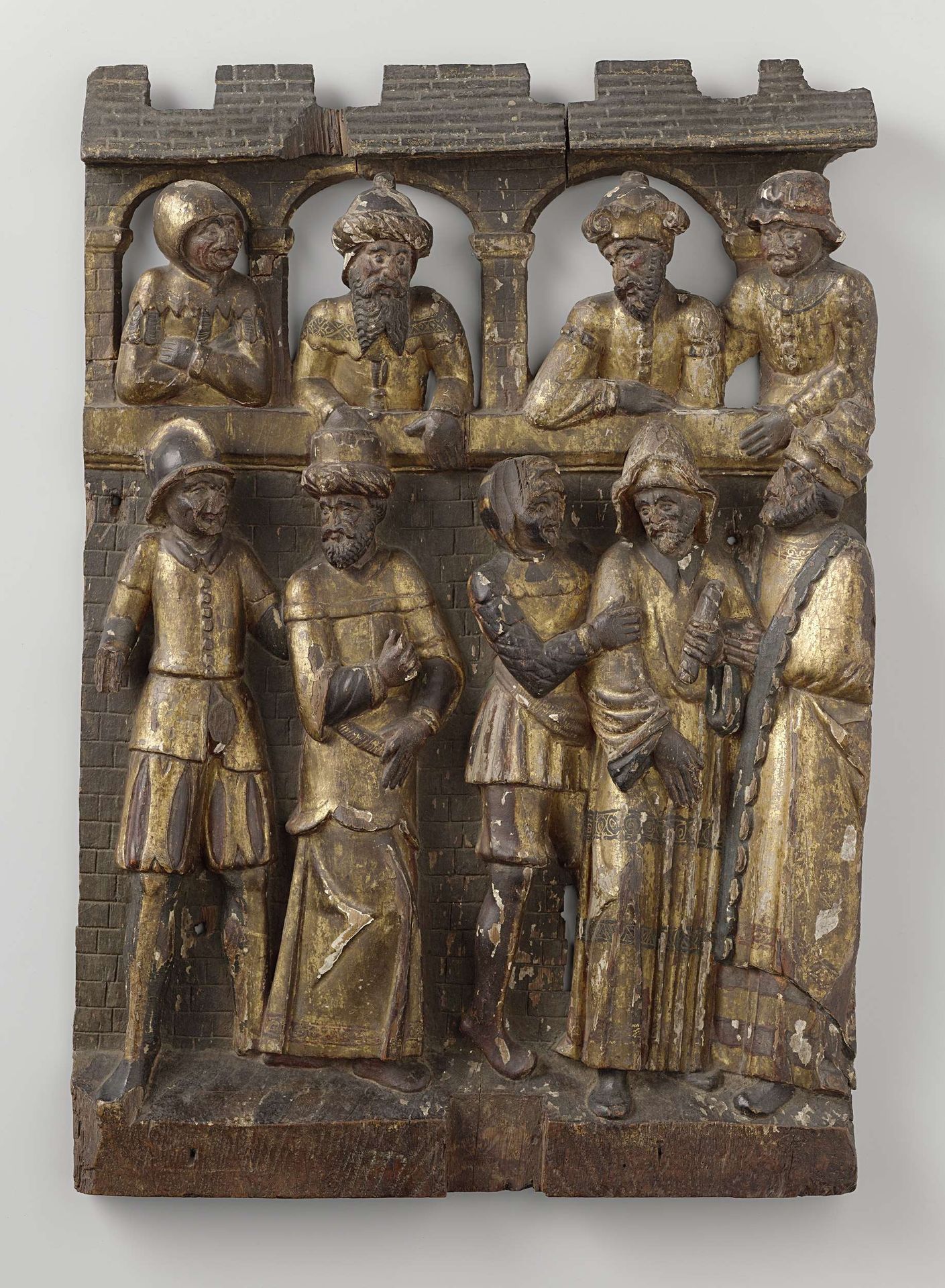 Scene from the Life of a Saint by Anonymous