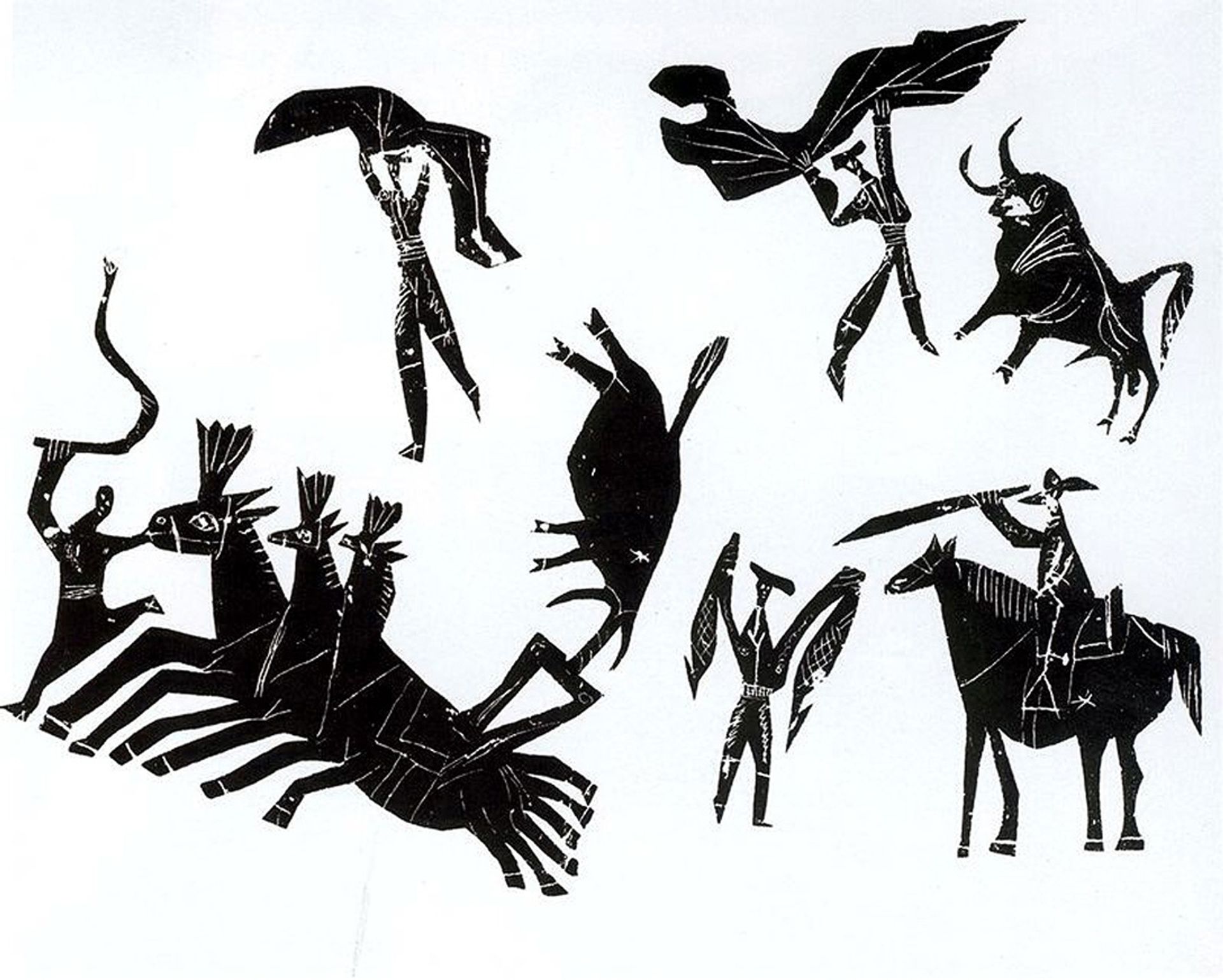 Scenes of bullfighting by Pablo Picasso