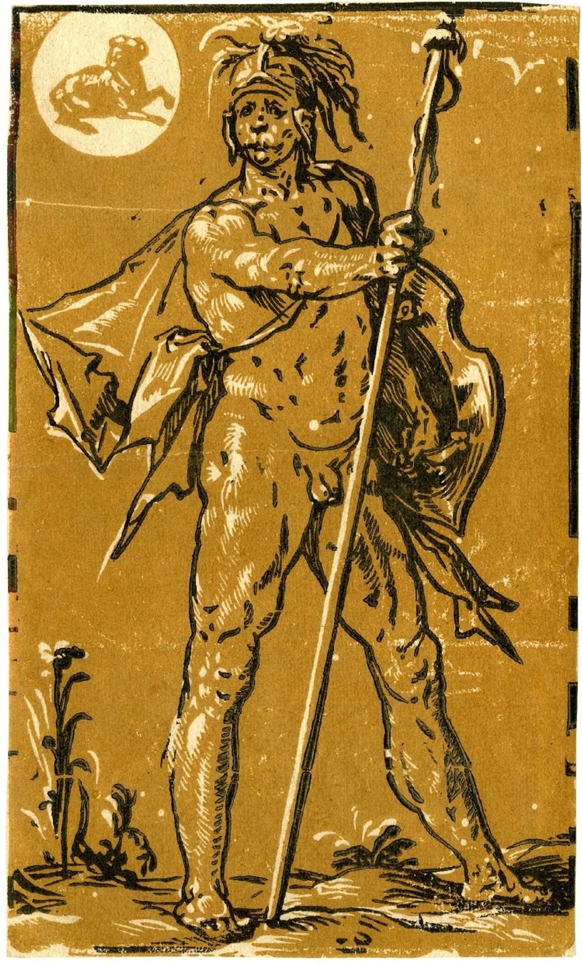 Mars by Hendrick Goltzius
