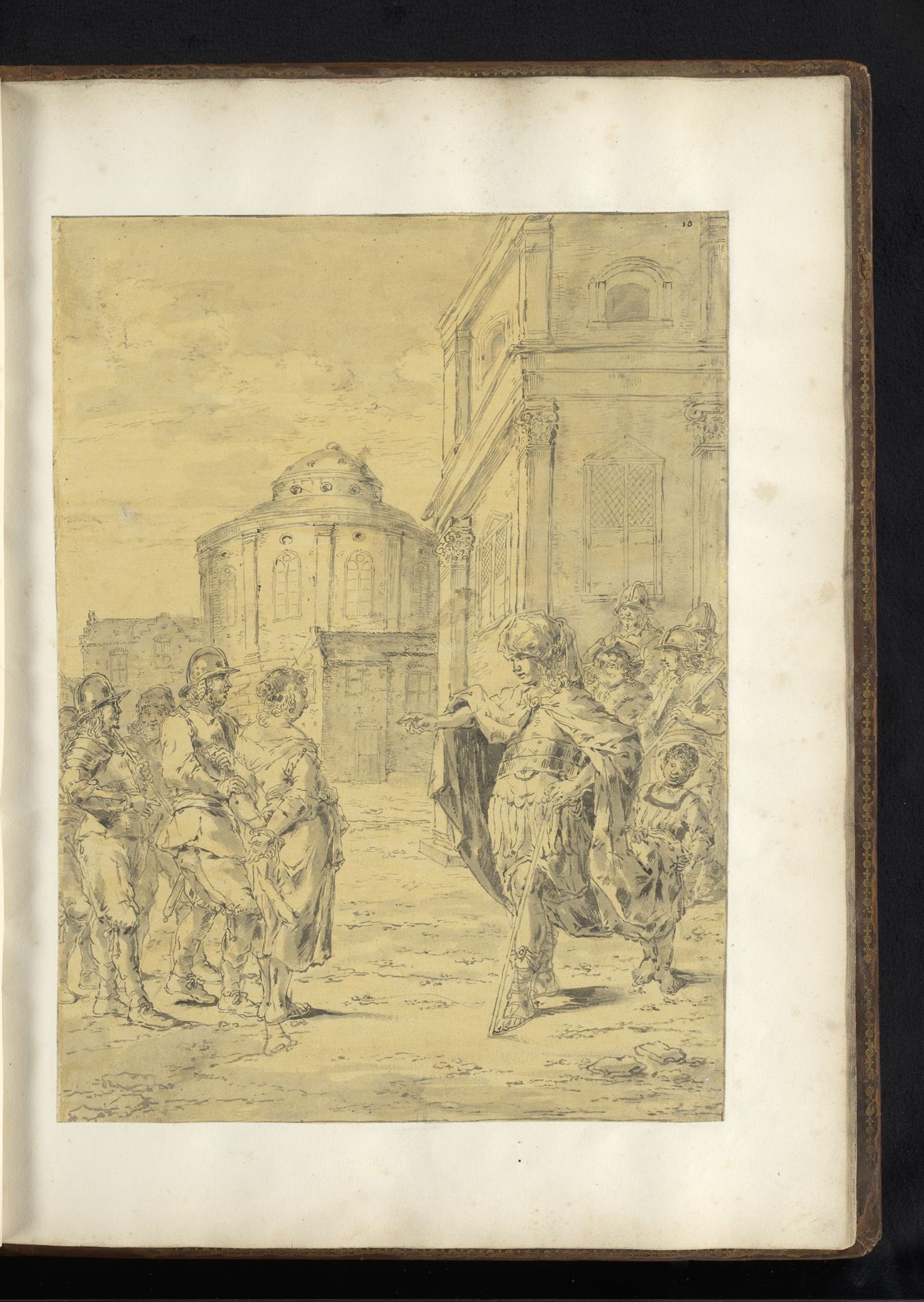 Timoclea wordt voor Alexander de Grote gebracht by Leonaert Bramer