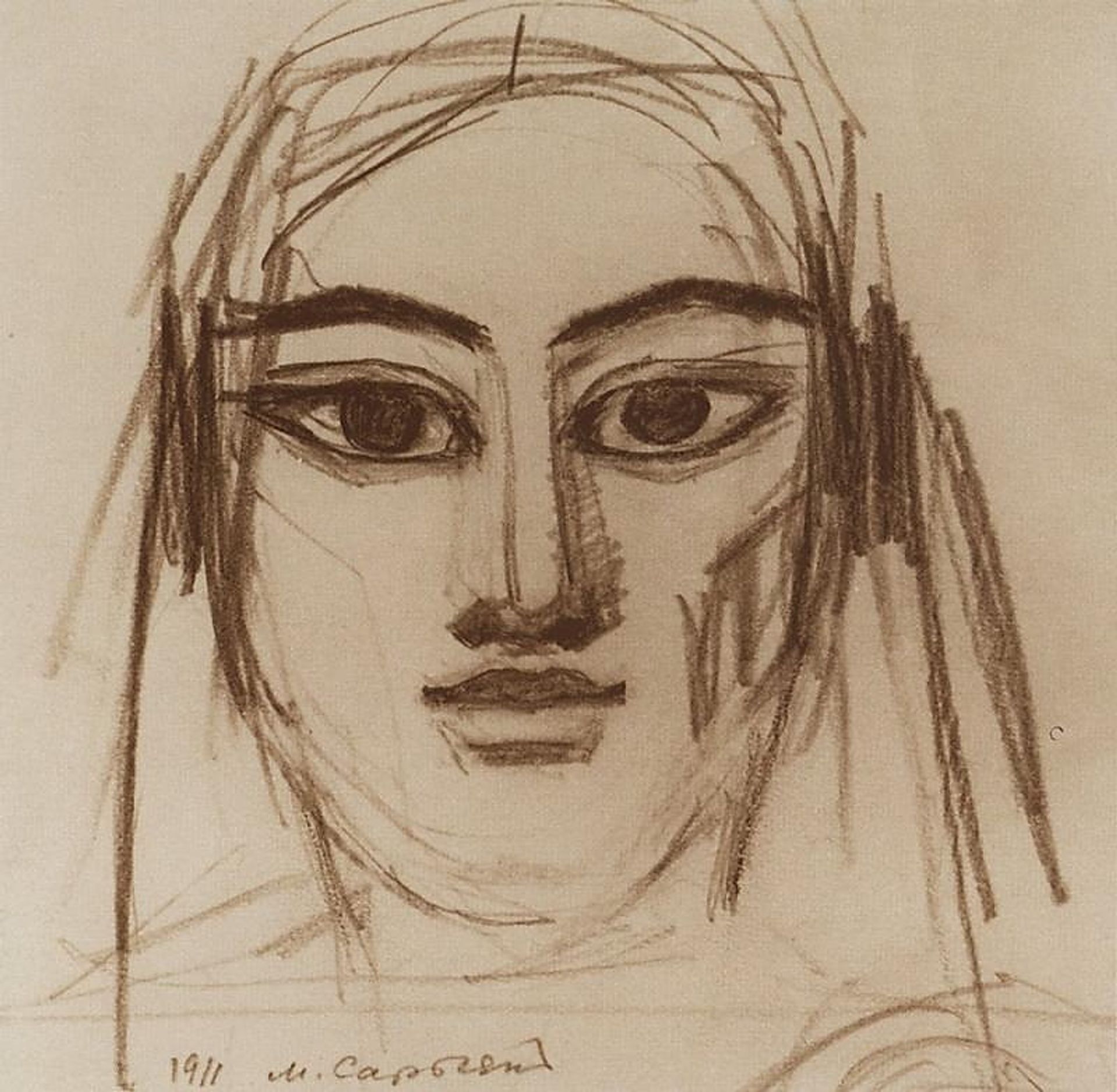 Egyptian woman by Martiros Sarian