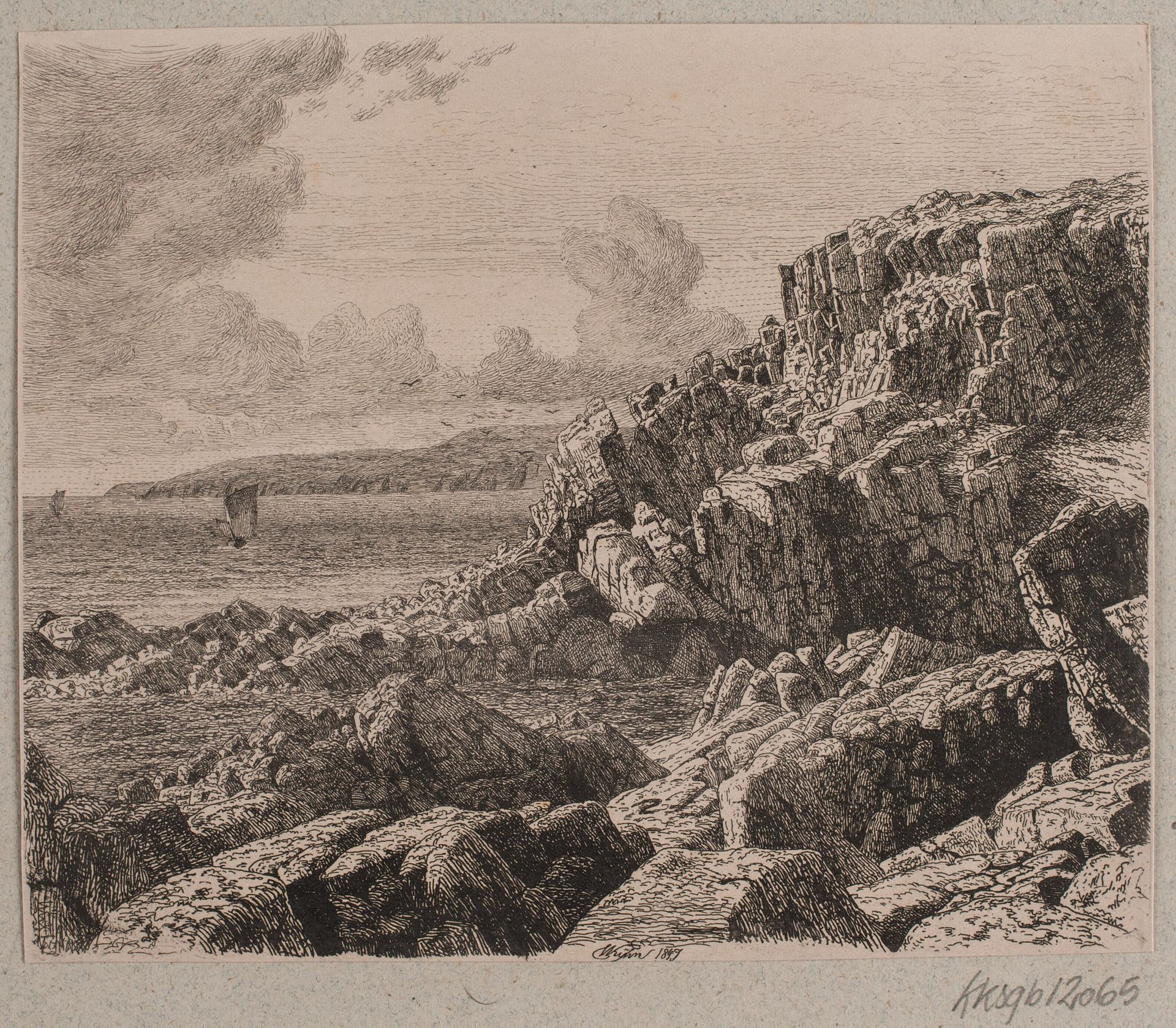 Kystparti fra Bornholm by Vilhelm Kyhn
