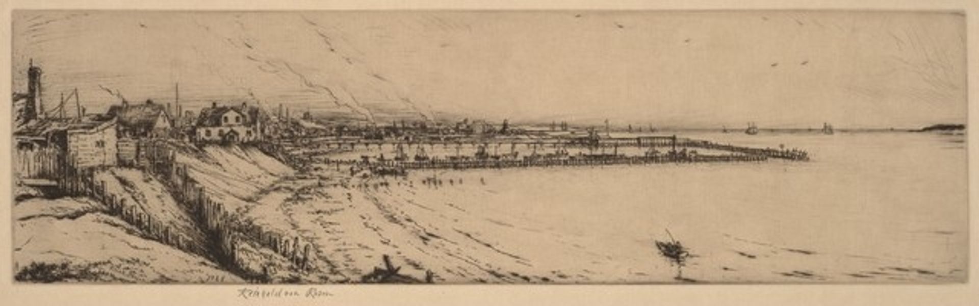 Hamnen i Raus by Reinhold von Rosen
