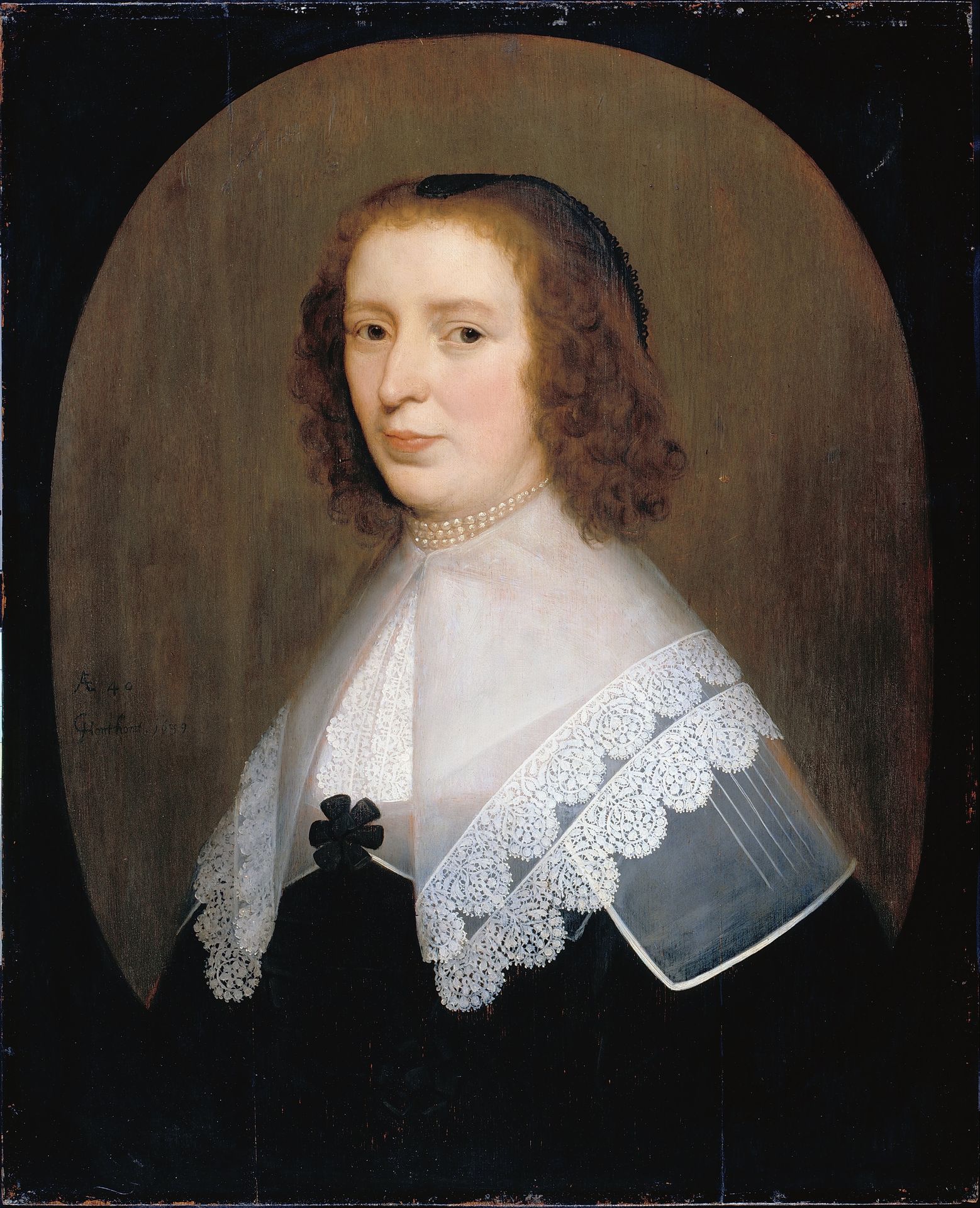Anna Van Den Corput by Gerard van Honthorst