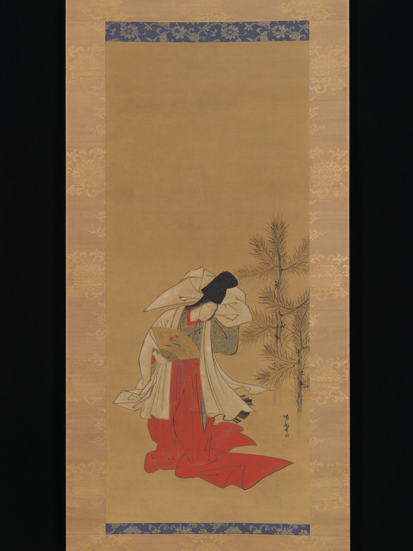 Courtesan-Dancer (Shirabyōshi) for the New Year by Isoda Koryūsai