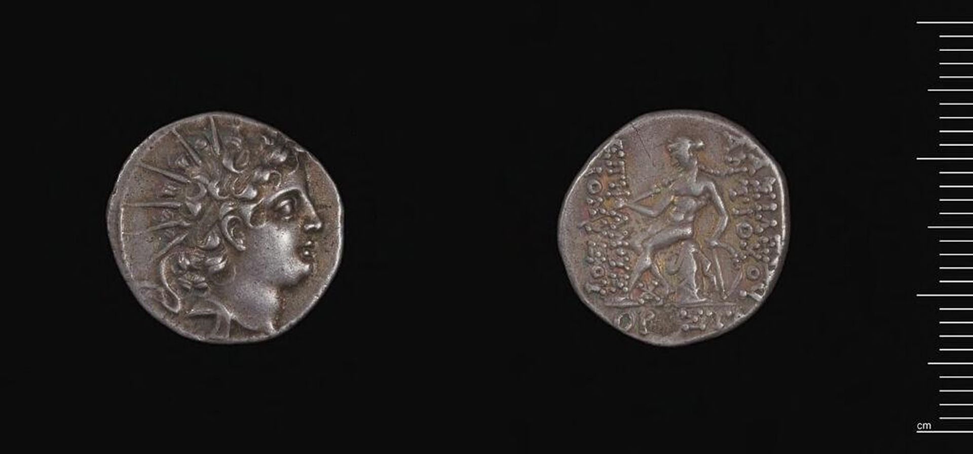 Drachm of Antiochos VI Dionysos of Syria by Antiochos VI Dionysos