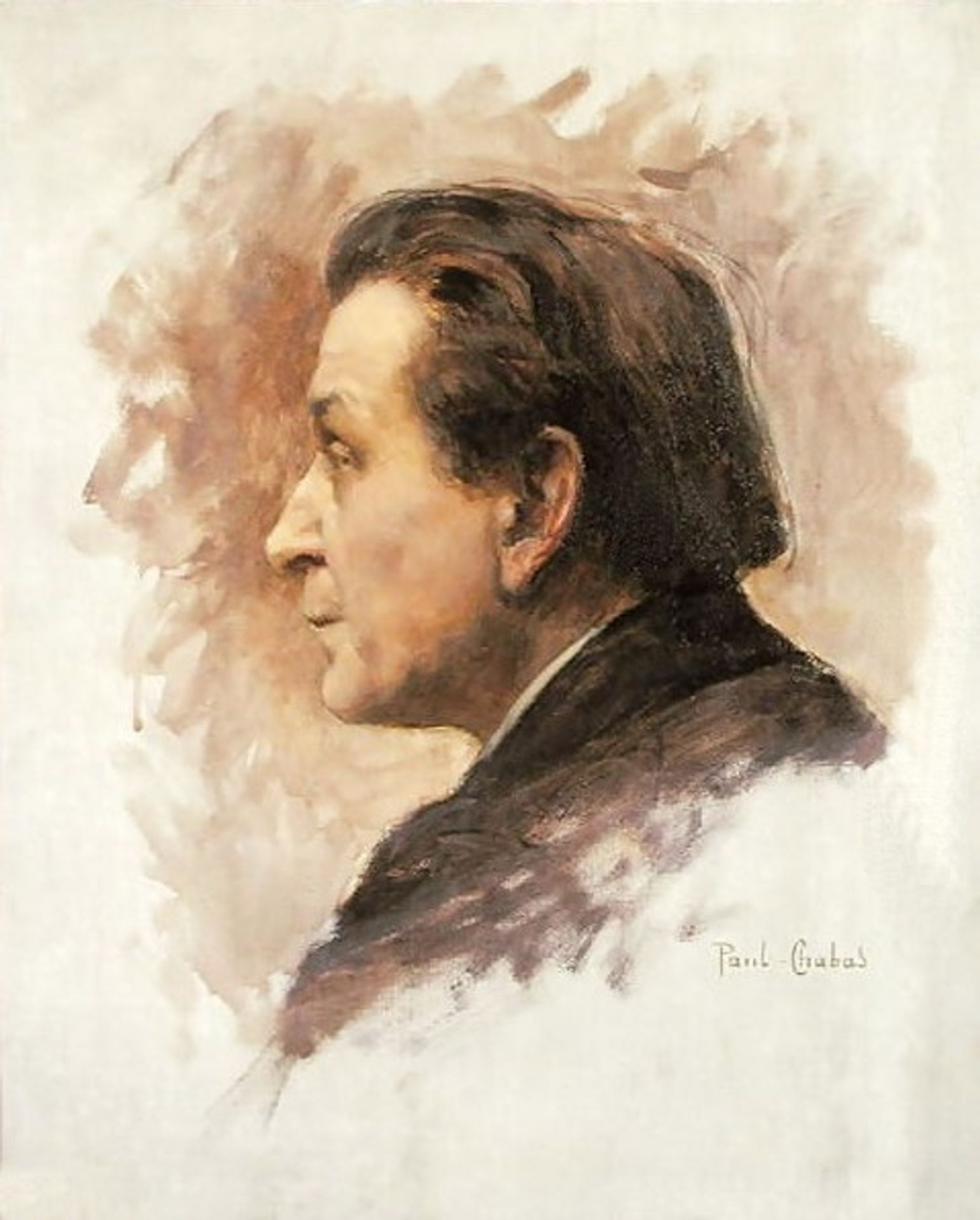 Portrait of François Coppée (1842-1908) by Paul Émile Chabas