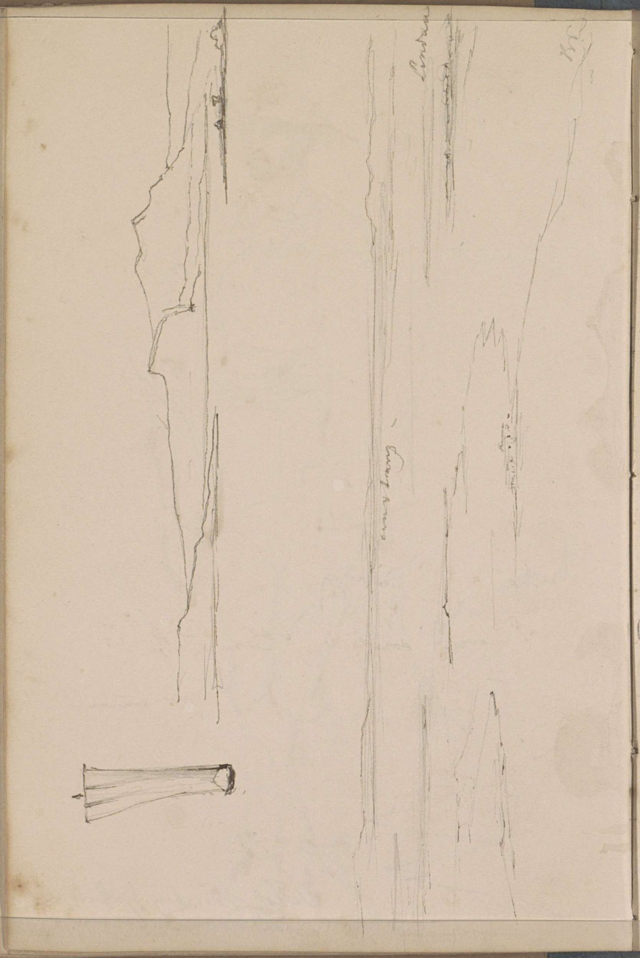 Berglandschap en een meer by Johannes Tavenraat