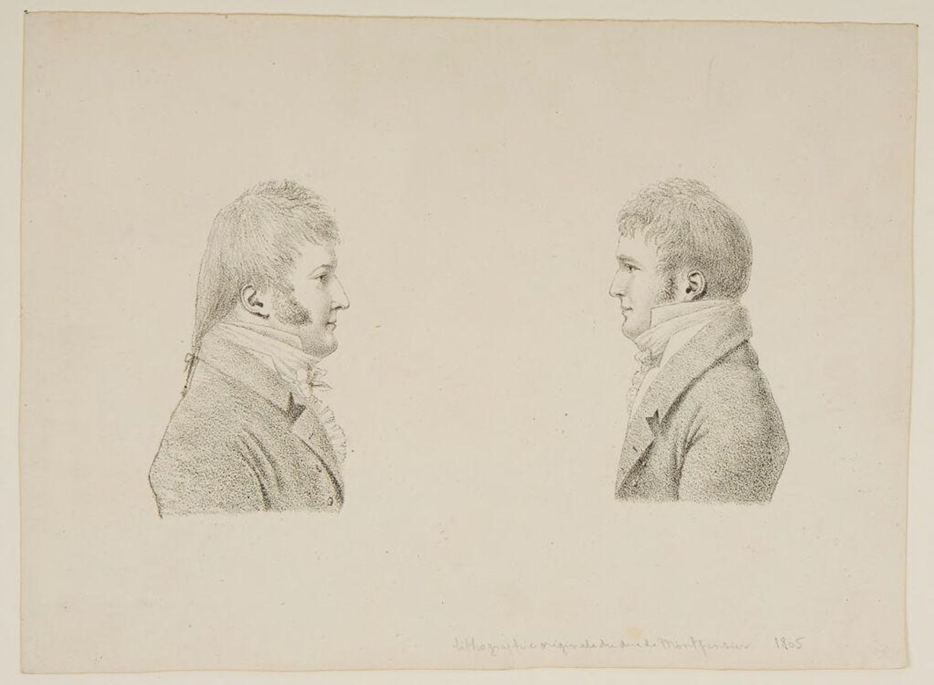 The Artist and His Brother by Antoine Philippe d'Orléans