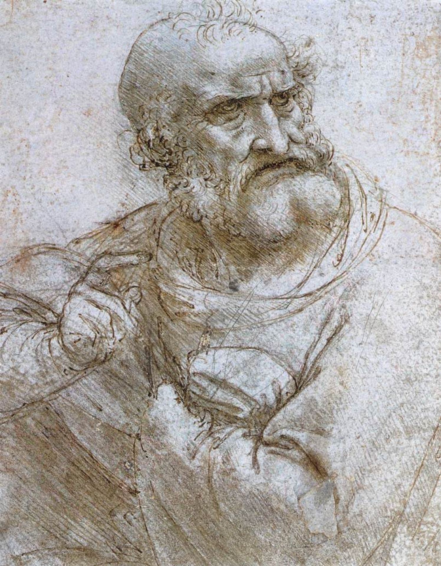 Study for the Last Supper by Leonardo da Vinci