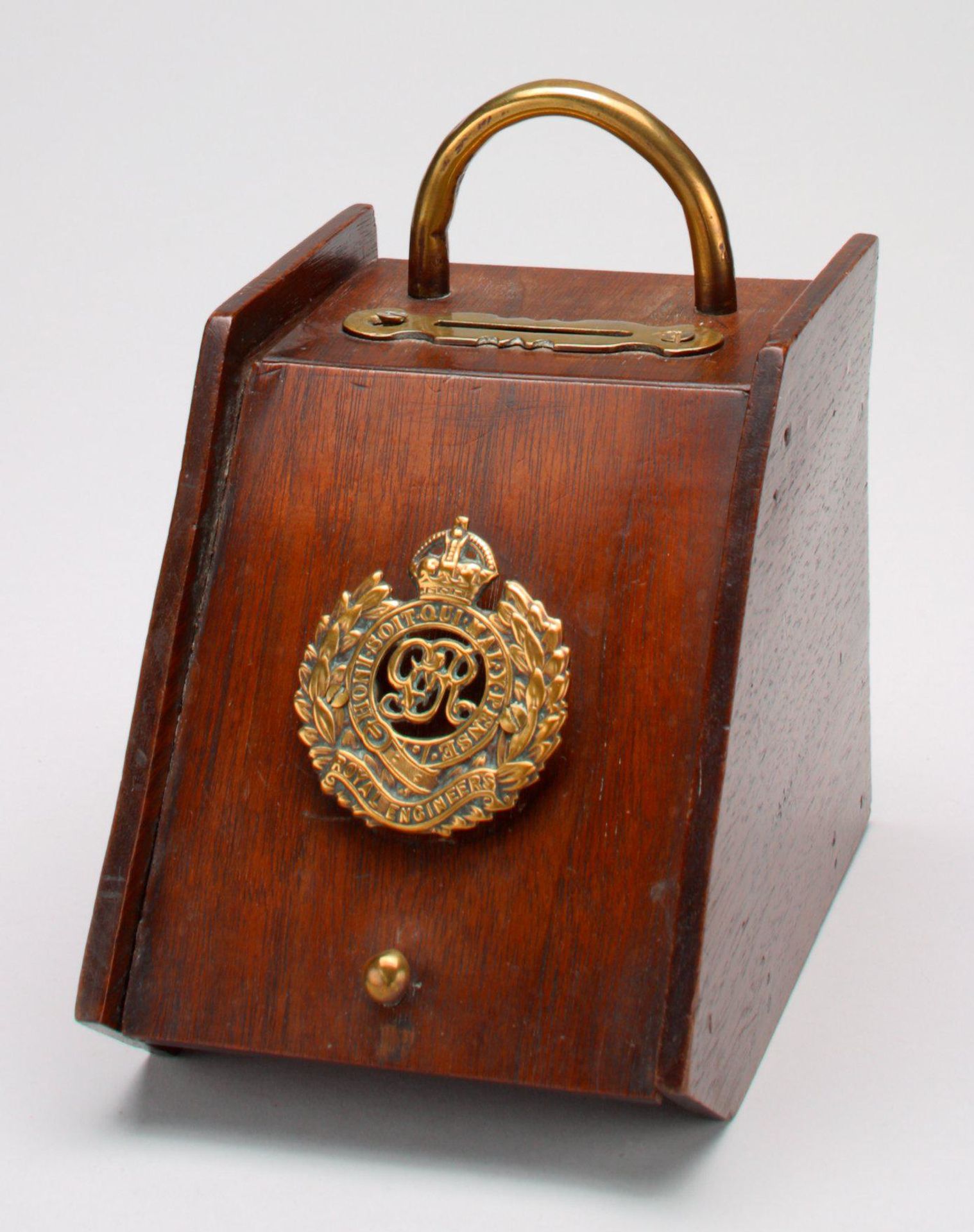 -Royal Engineers (coal scuttle)- still bank by Anonymous