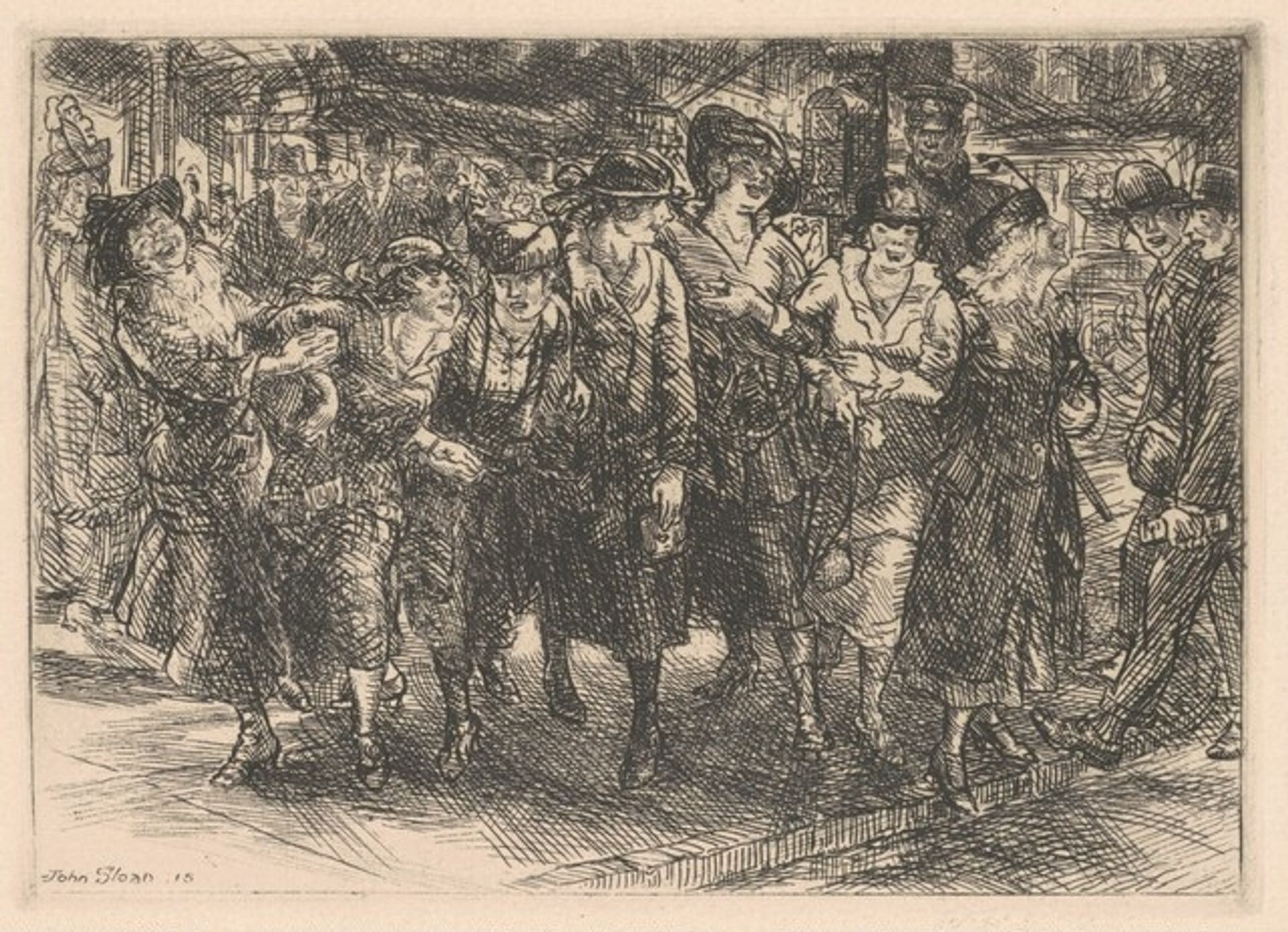 Return from Toil by John Sloan