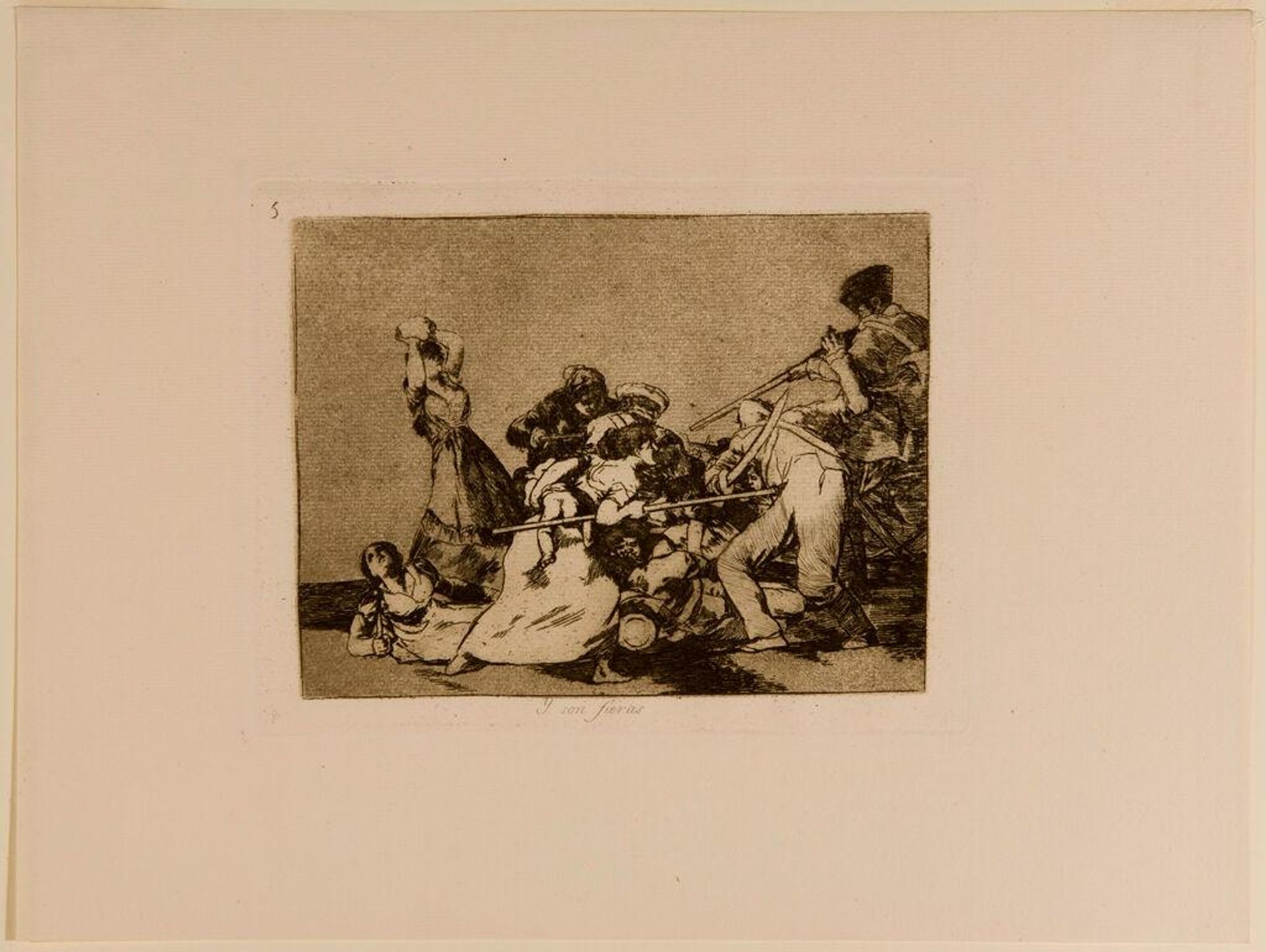 And They're Like Wild Animals by Francisco JosÃ© de Goya y Lucientes