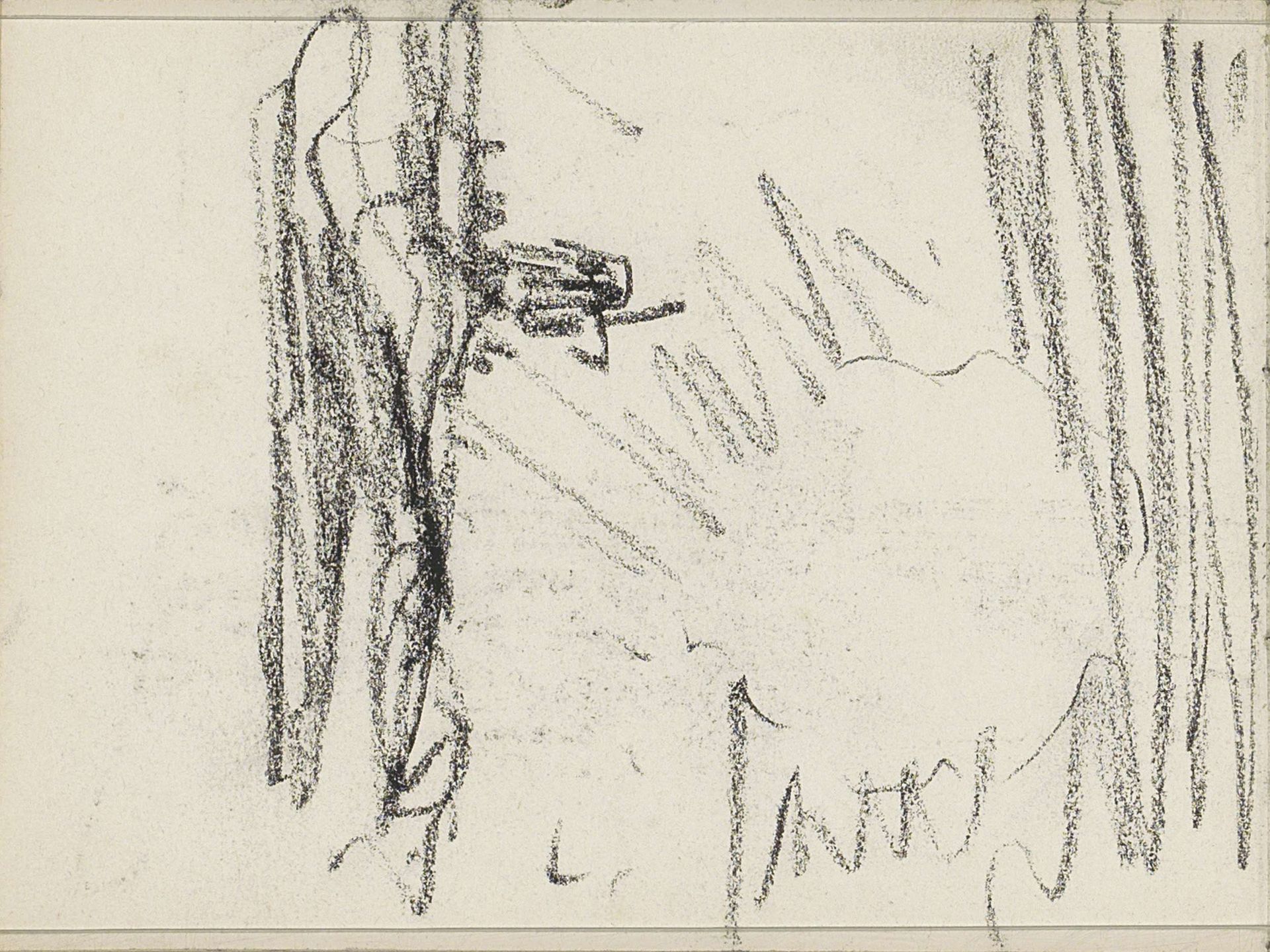 Landschap met een molen by Anton Mauve