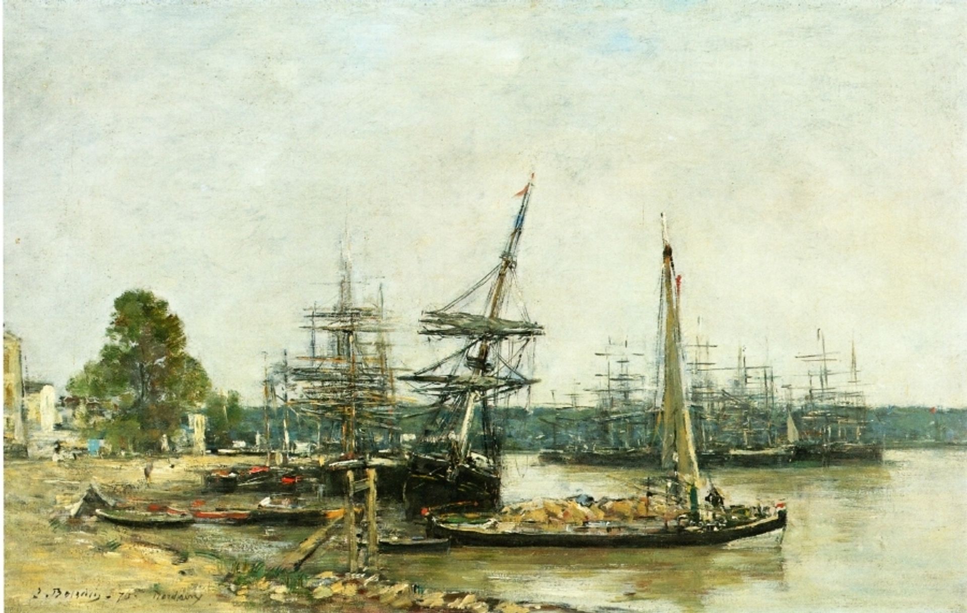 Bordeaux by Eugène Boudin