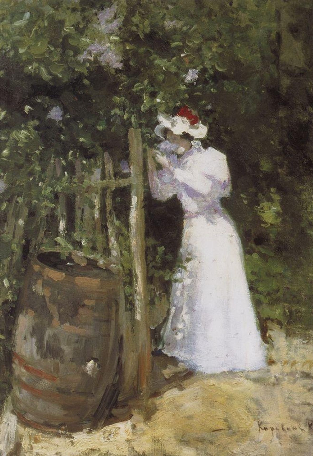 Summertime by Konstantin Alexeevich Korovin