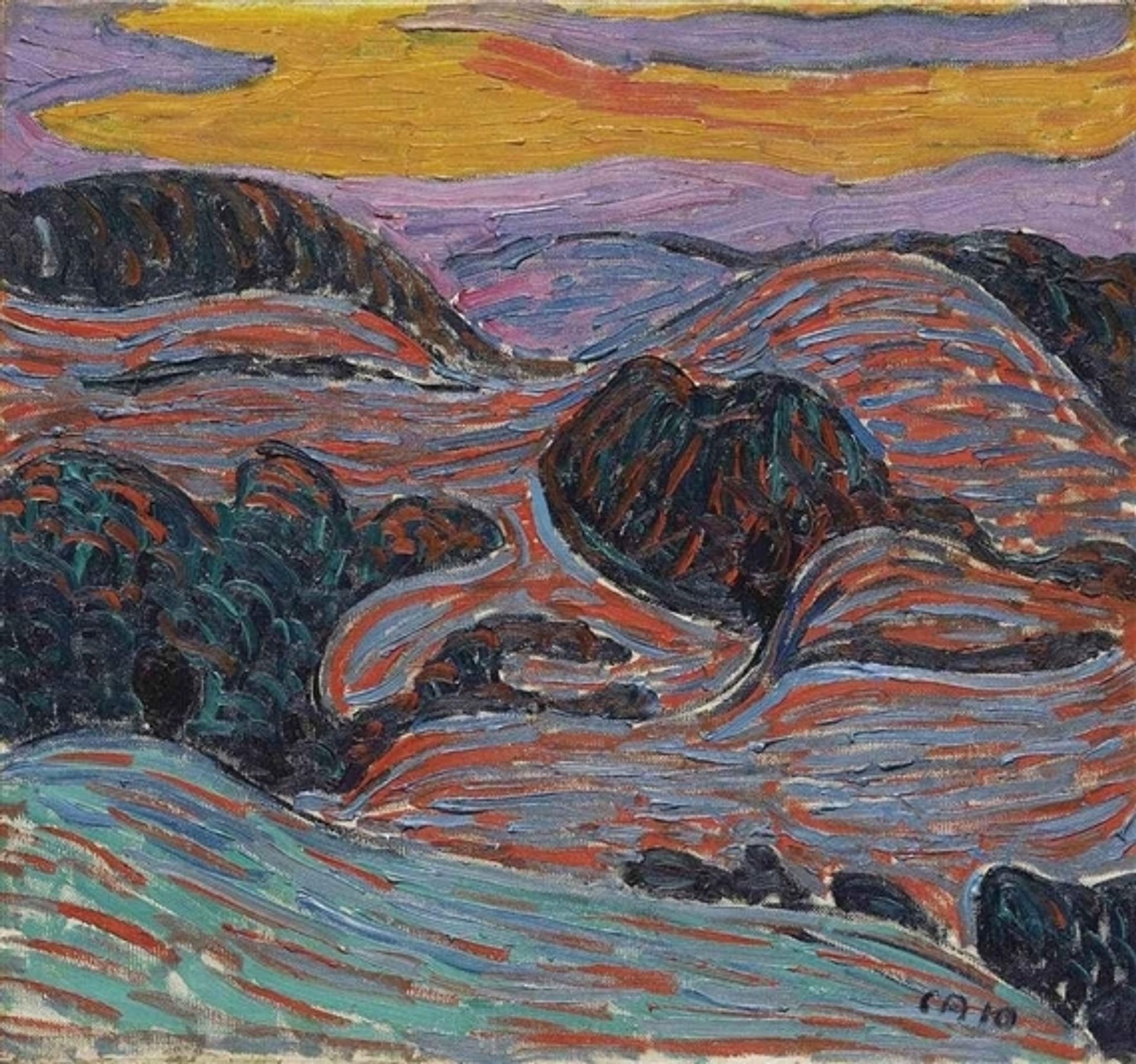 Winterlandschaft by Cuno Amiet