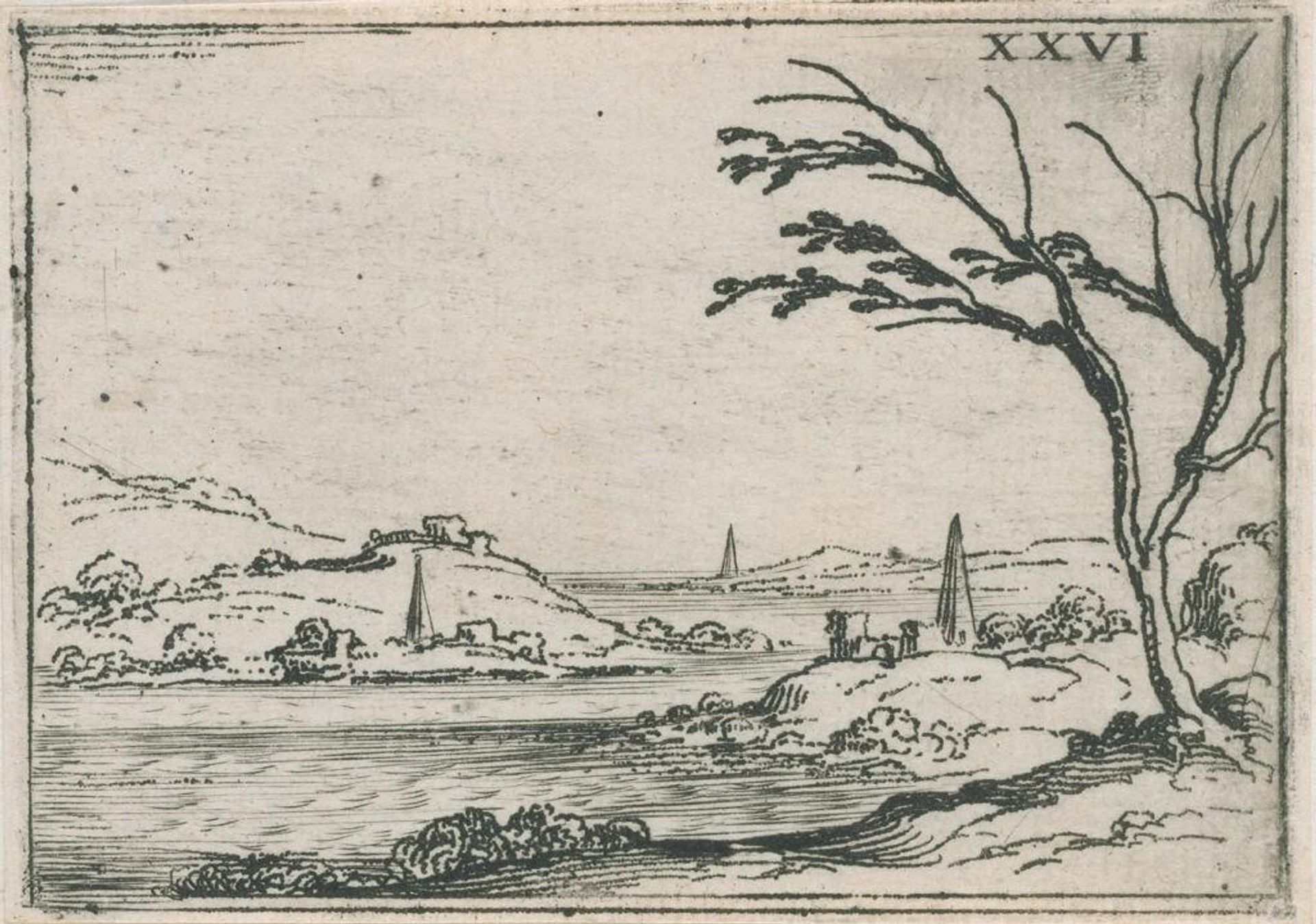 Nile Flooding Egypt by Jacques Callot