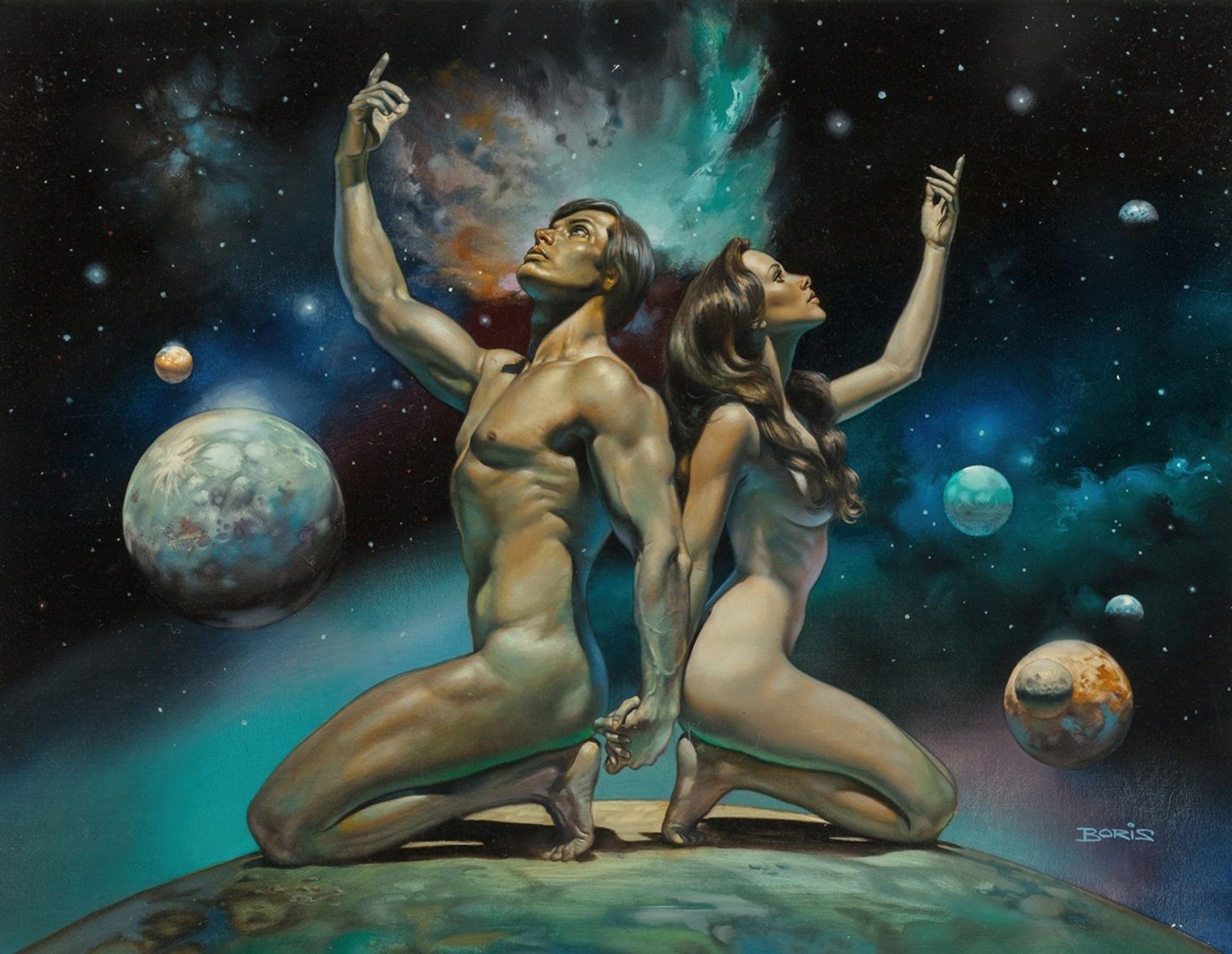 Reaching for the Stars by Boris Vallejo