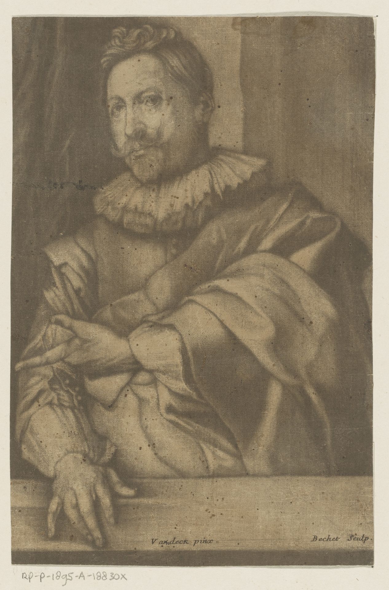 Portret van Theodoor van Loon by Isaac Beckett