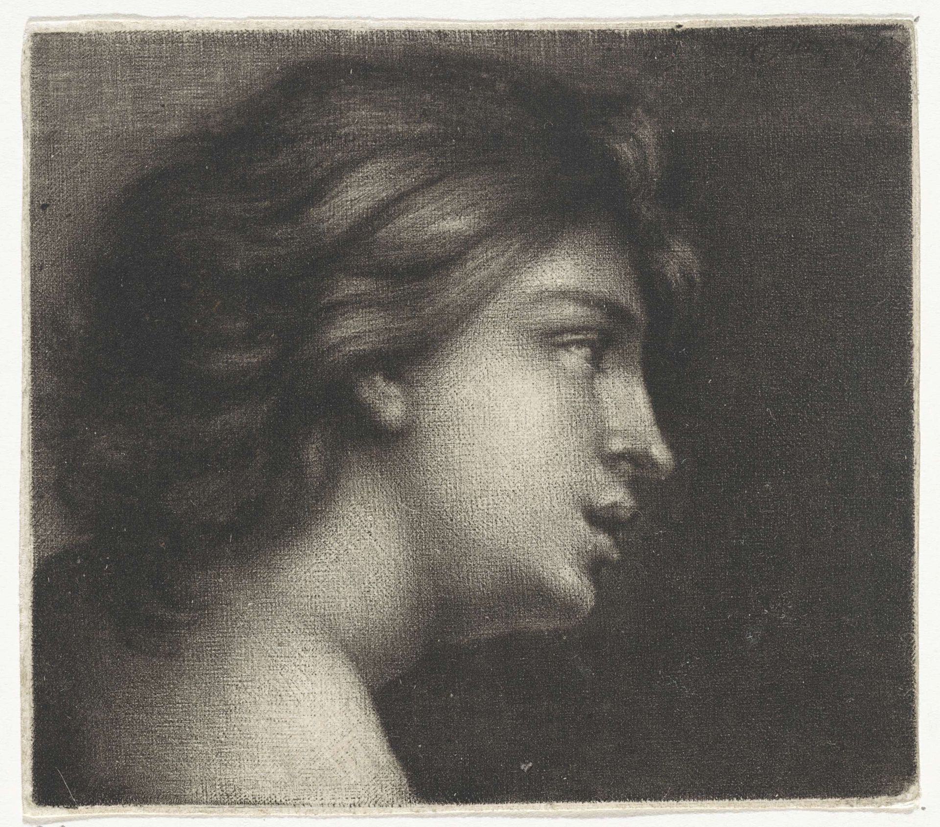 Hoofd van een jonge vrouw by Wallerant Vaillant