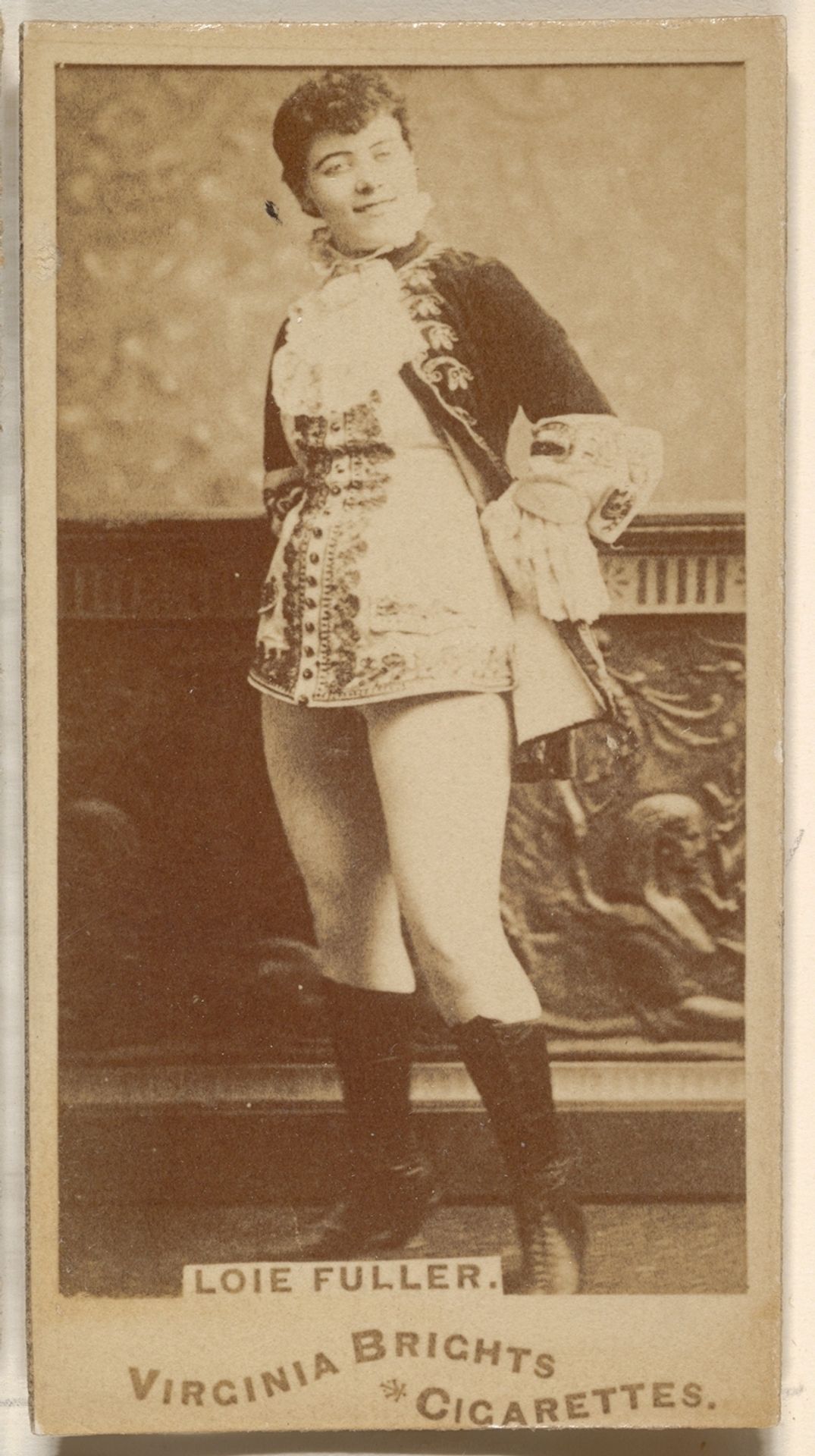 Loie Fuller, from the Actors and Actresses series (N45, Type 1) for Virginia Brights Cigarettes by Allen & Ginter