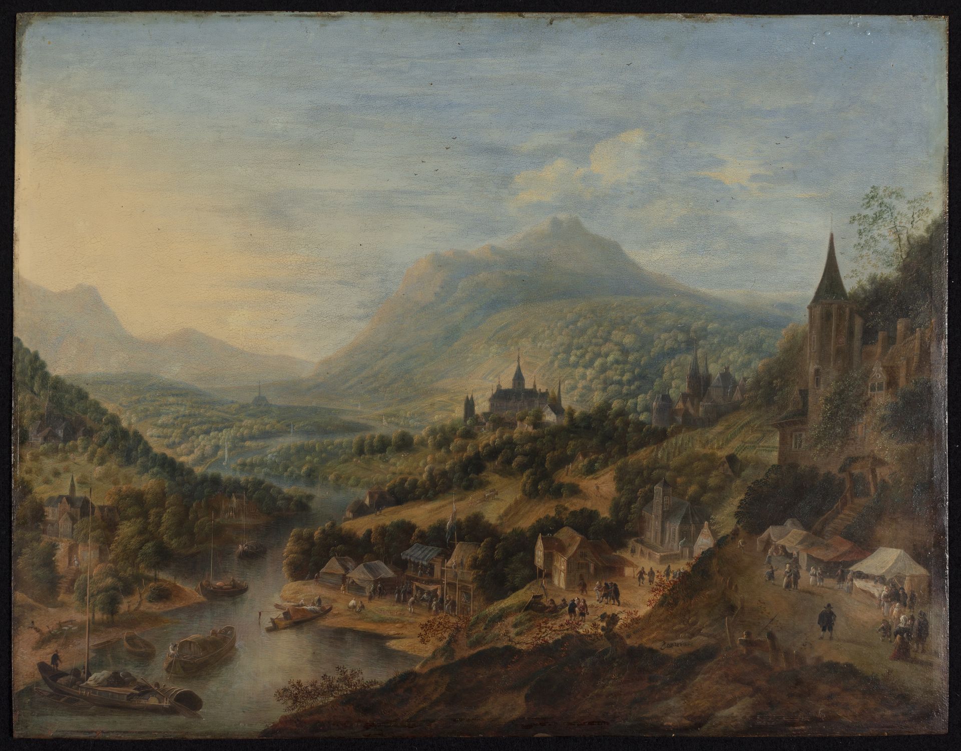 River Scenery by Jan (I) Griffier