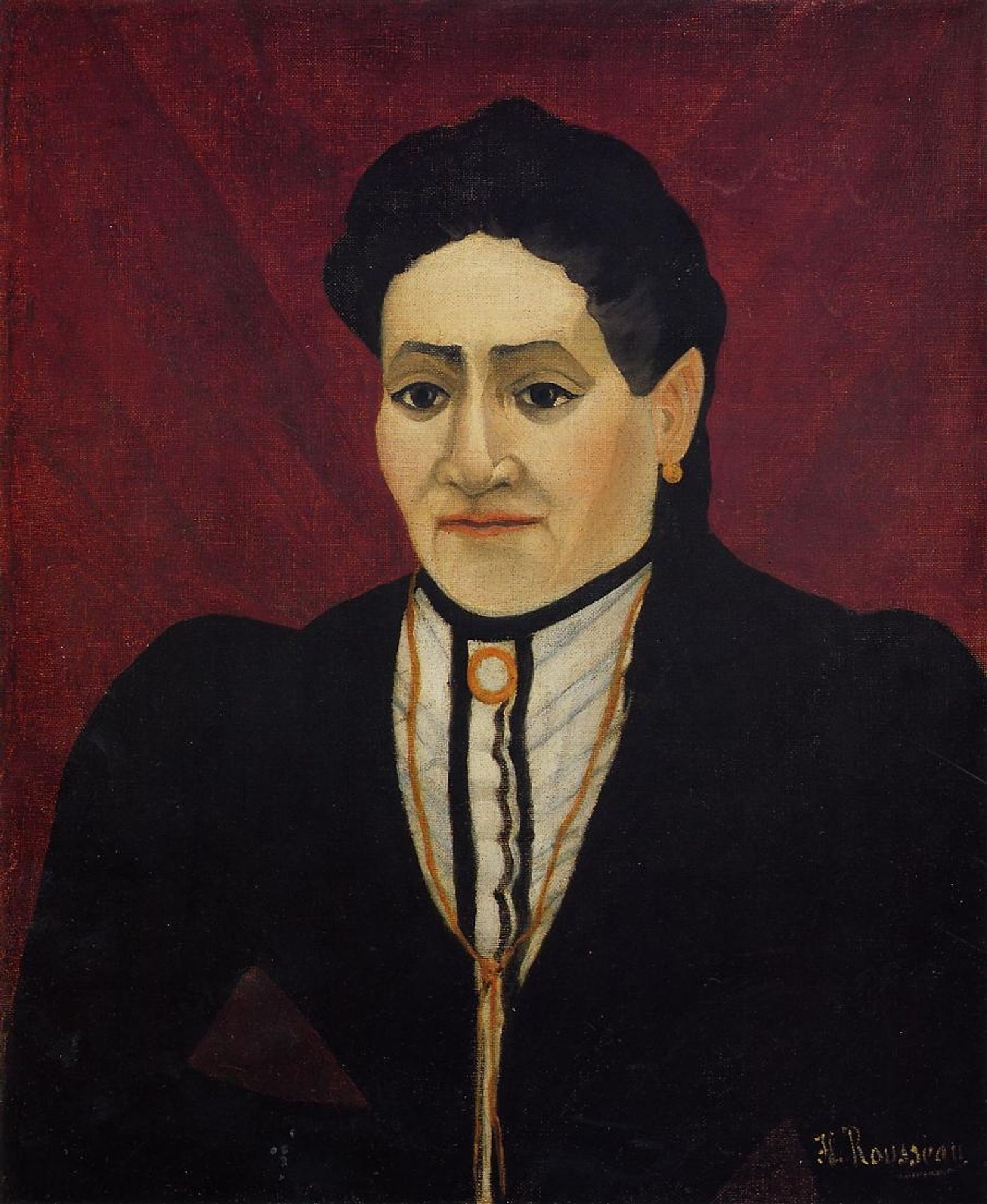 Portrait of A Woman by Henri Rousseau