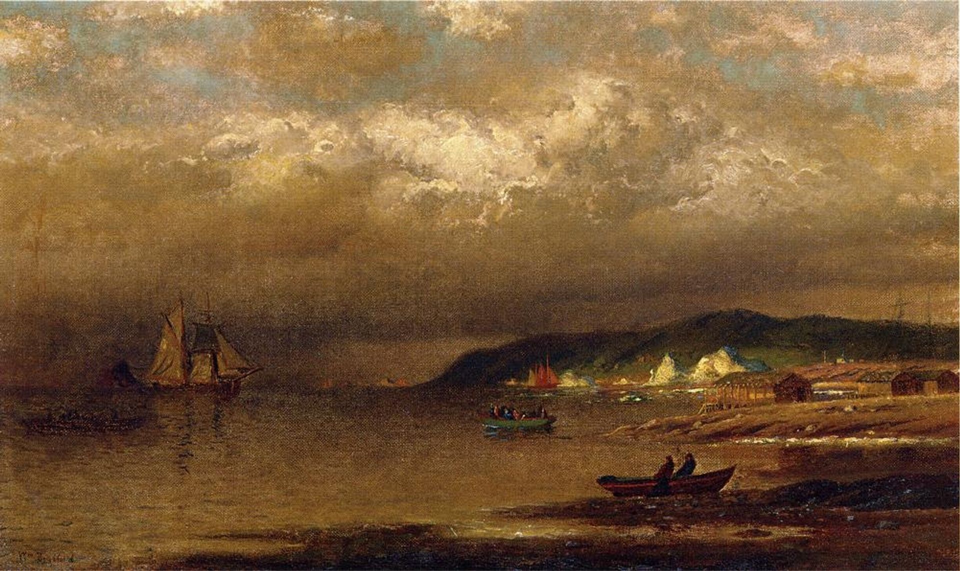 Coast of Newfoundland by William Bradford