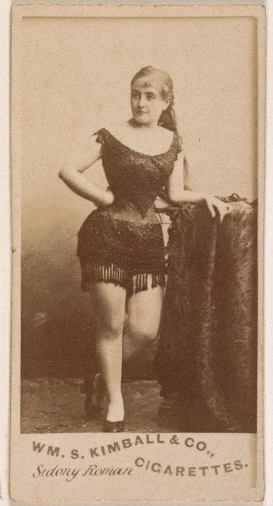Sidony Roman, from the Actresses series (N203) issued by Wm. S. Kimball & Co. by William S. Kimball & Company