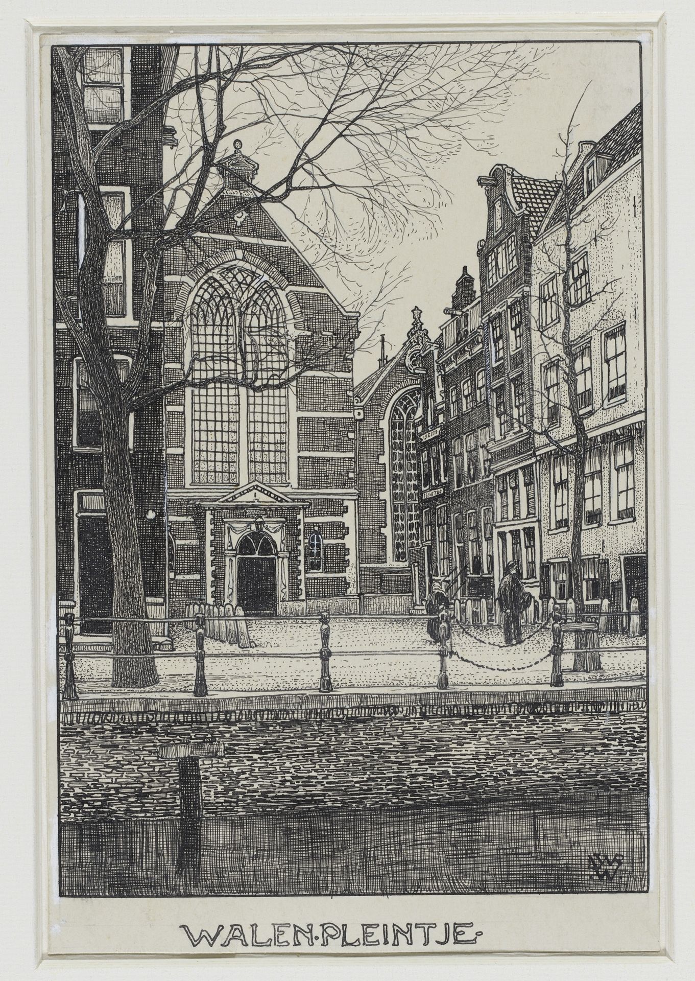 Walen Pleintje te Amsterdam by Willem Wenckebach