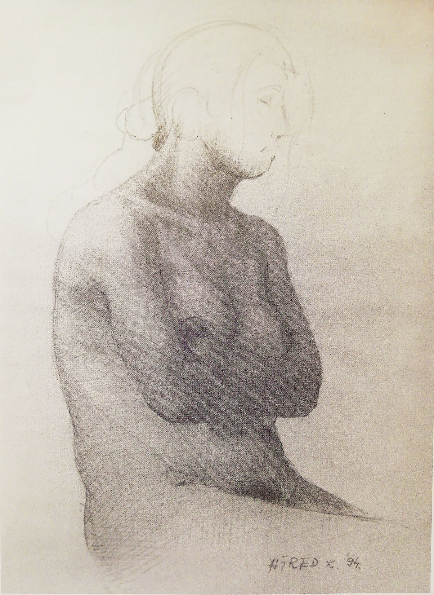 My girlfriends friend by Alfred Freddy Krupa