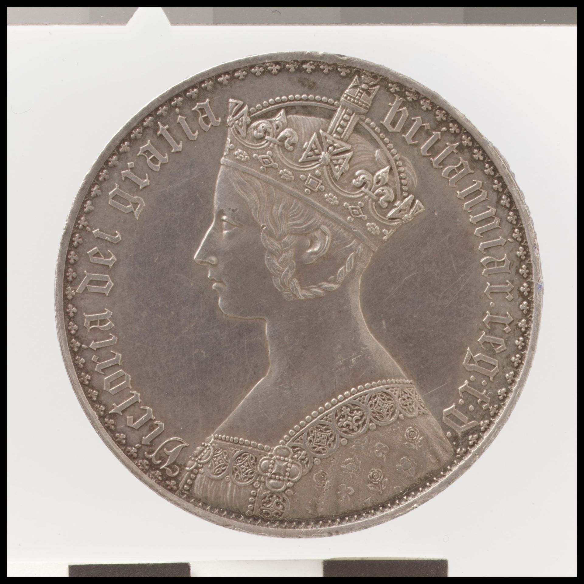 Victoria "Gothic" crown by William Wyon
