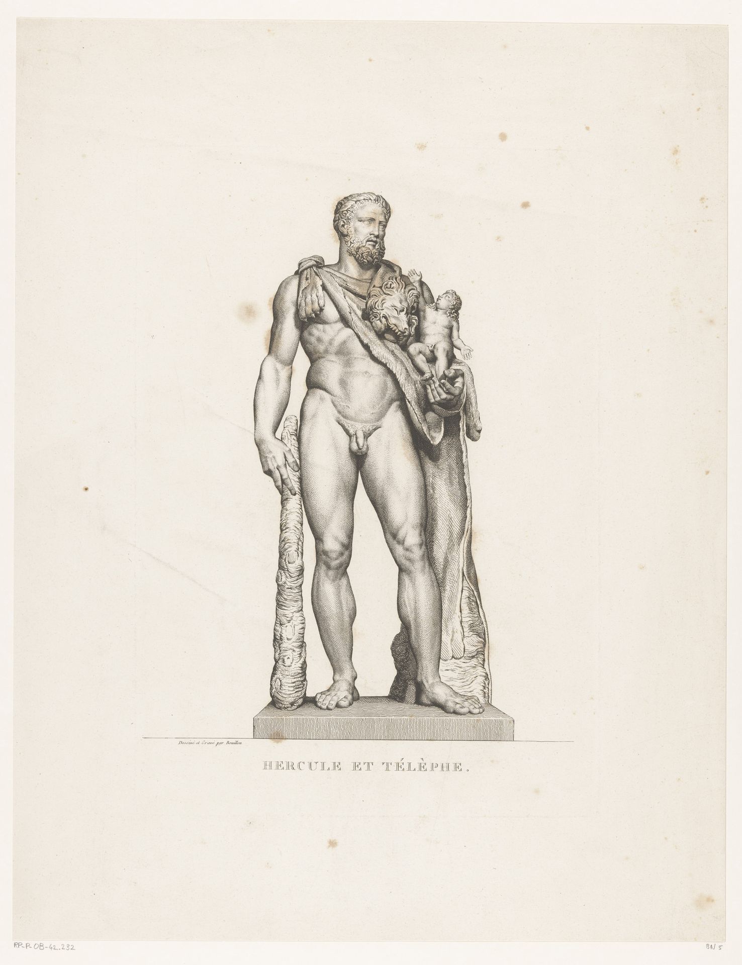 Hercules en Telephos by Pierre Bouillon
