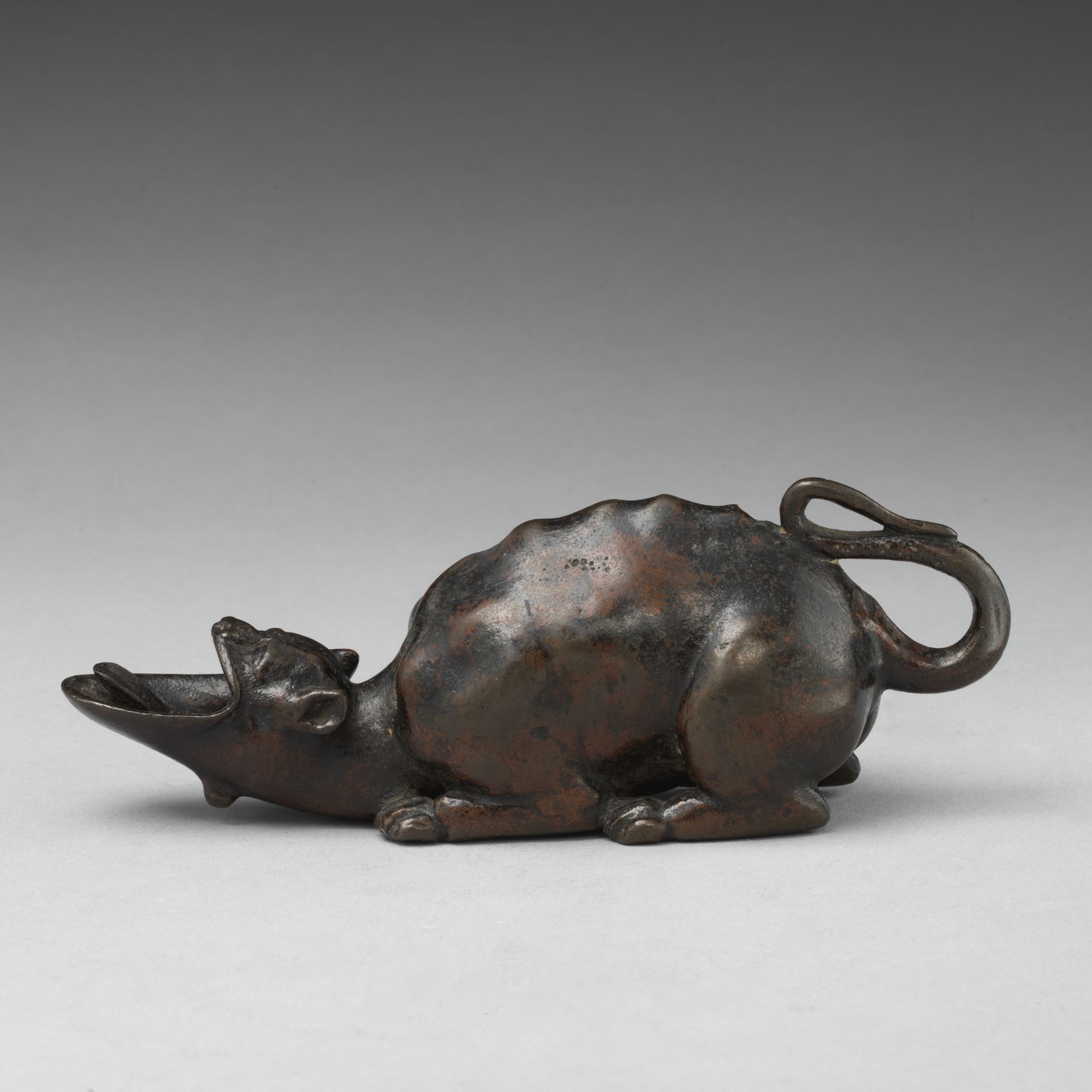 Oil lamp in the form of a grotesque animal by Andrea Briosco, called Riccio