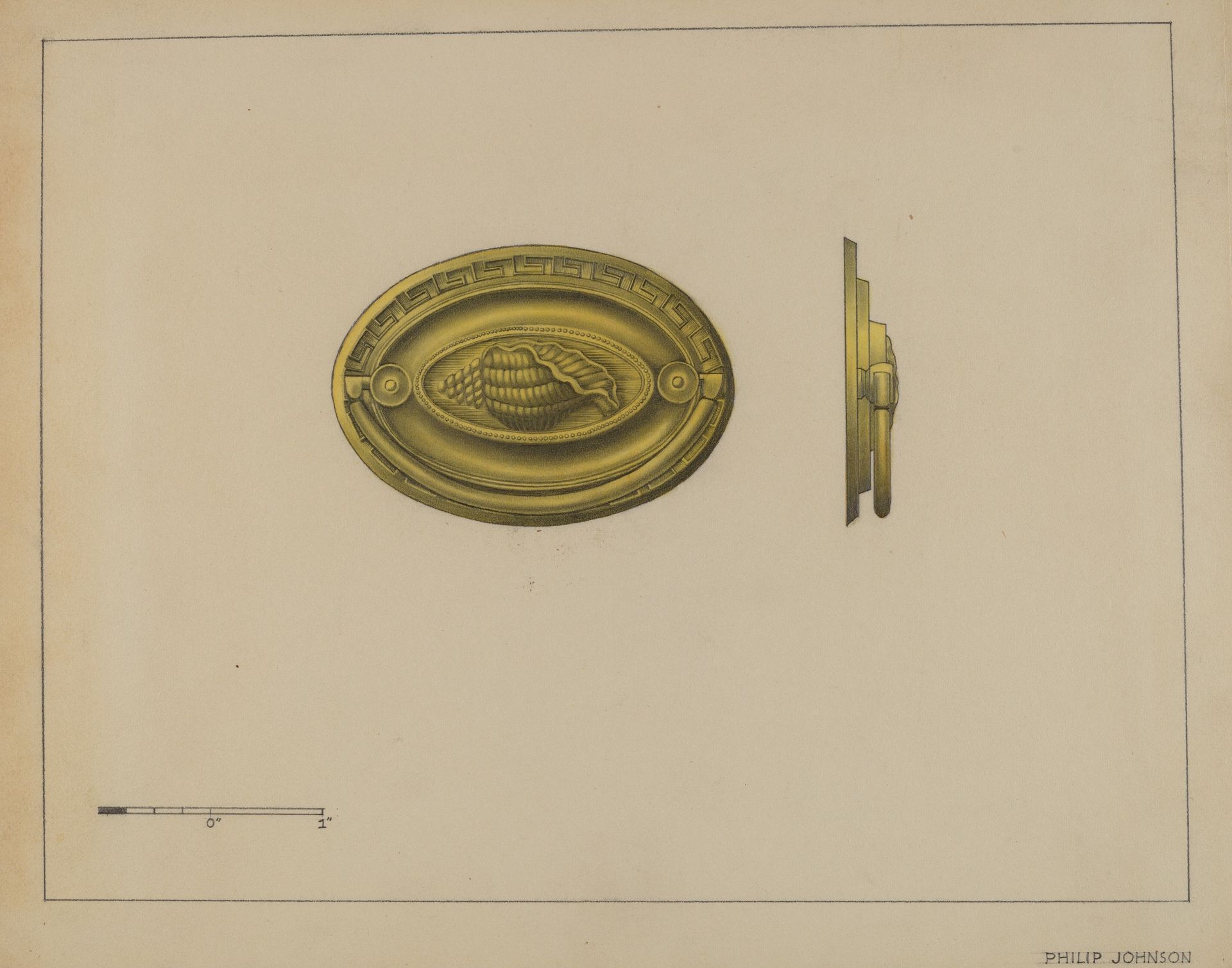 Drawer Pull by Philip Johnson