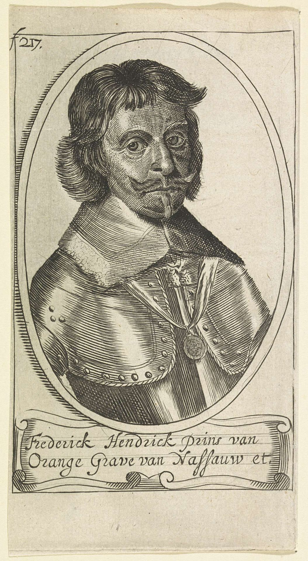 Portret van Frederik Hendrik, prins van Oranje by Anonymous