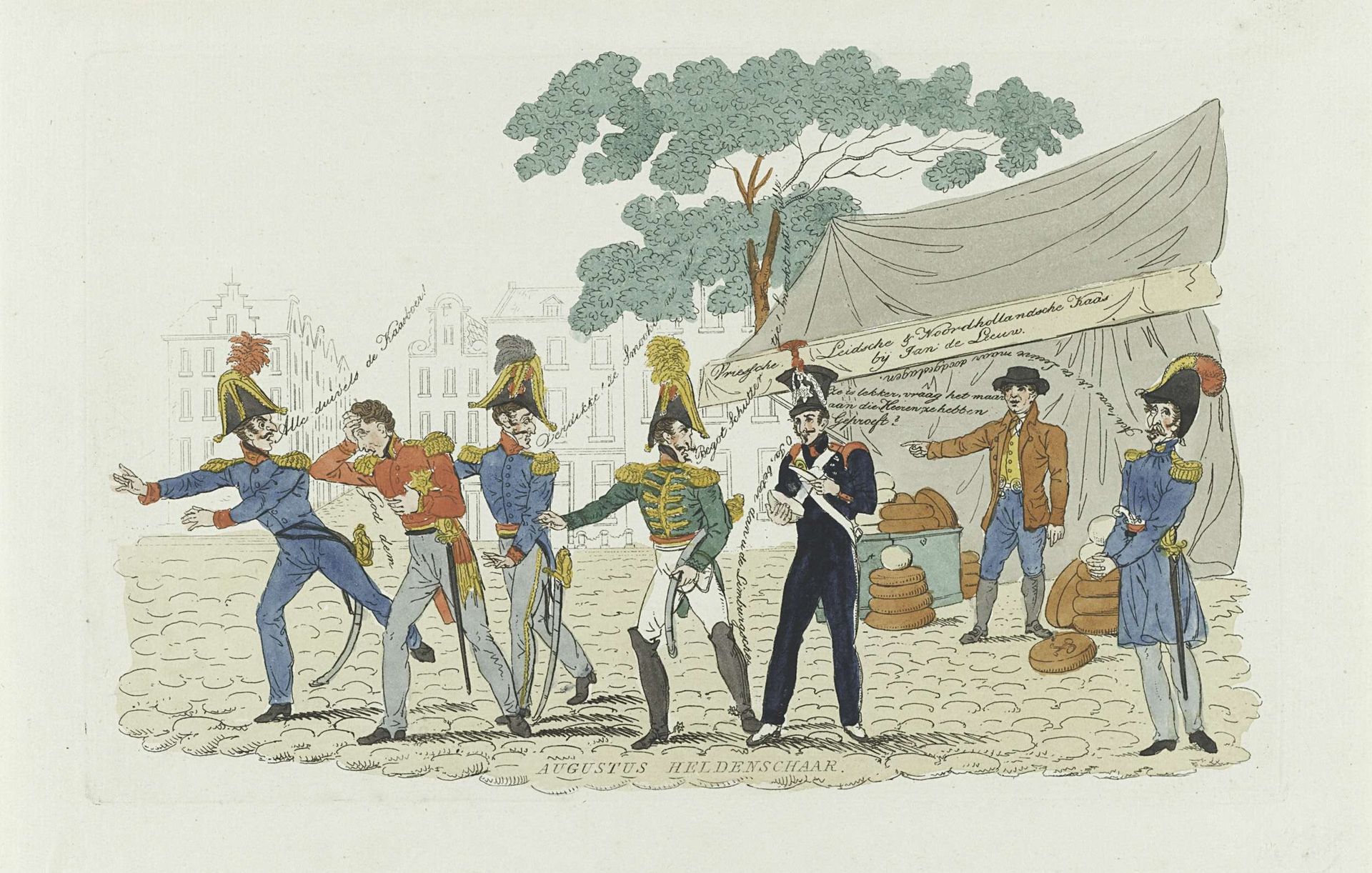 Helden van augustus, 1831 by Anonymous